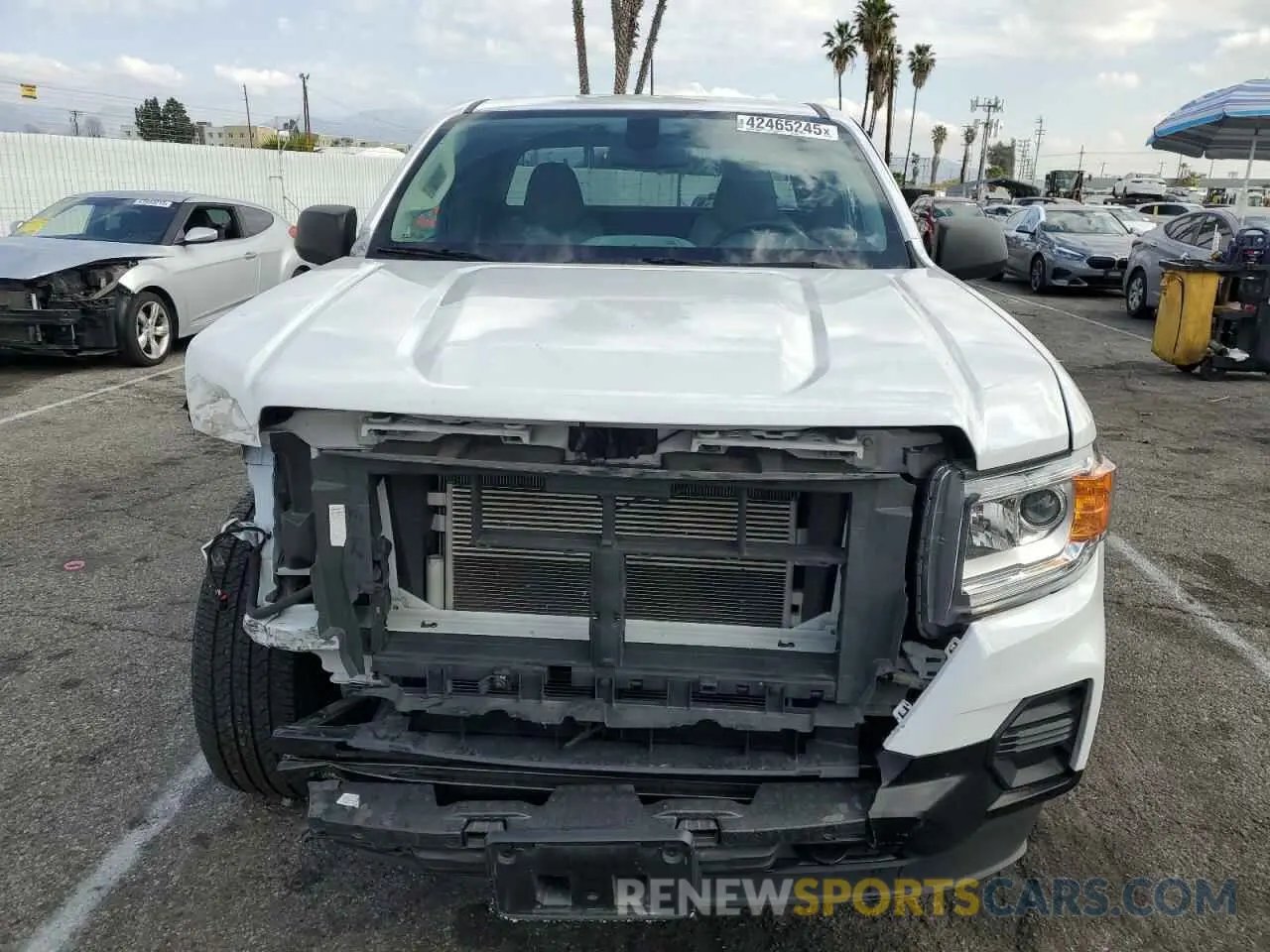 5 fotografías del automóvil dañado 1GTH5BEN8N1277467 GMC CANYON 2022