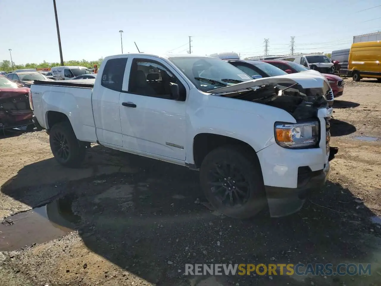 4 fotografías del automóvil dañado 1GTH6BENXN1295708 GMC CANYON 2022