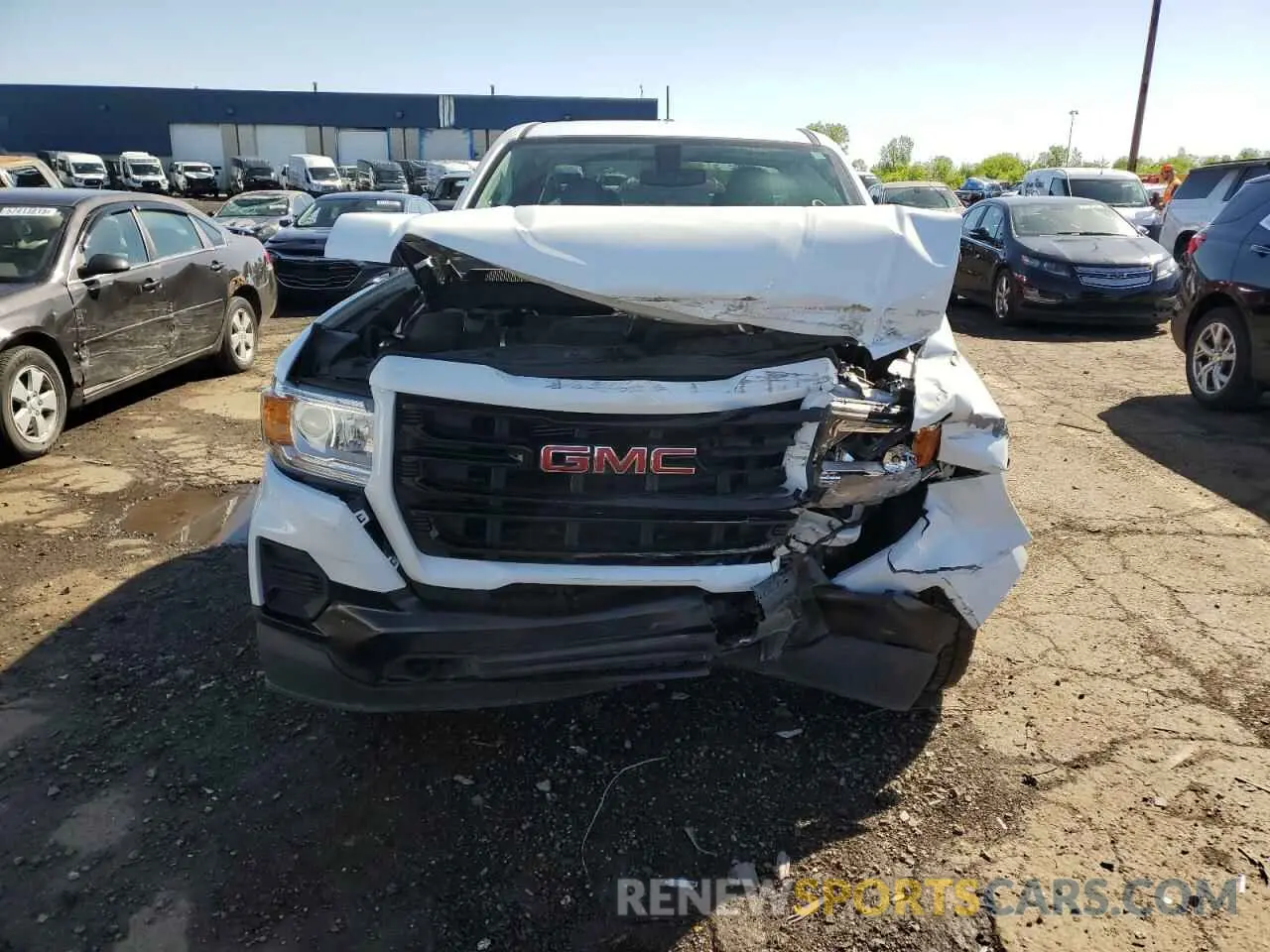 5 fotografías del automóvil dañado 1GTH6BENXN1295708 GMC CANYON 2022