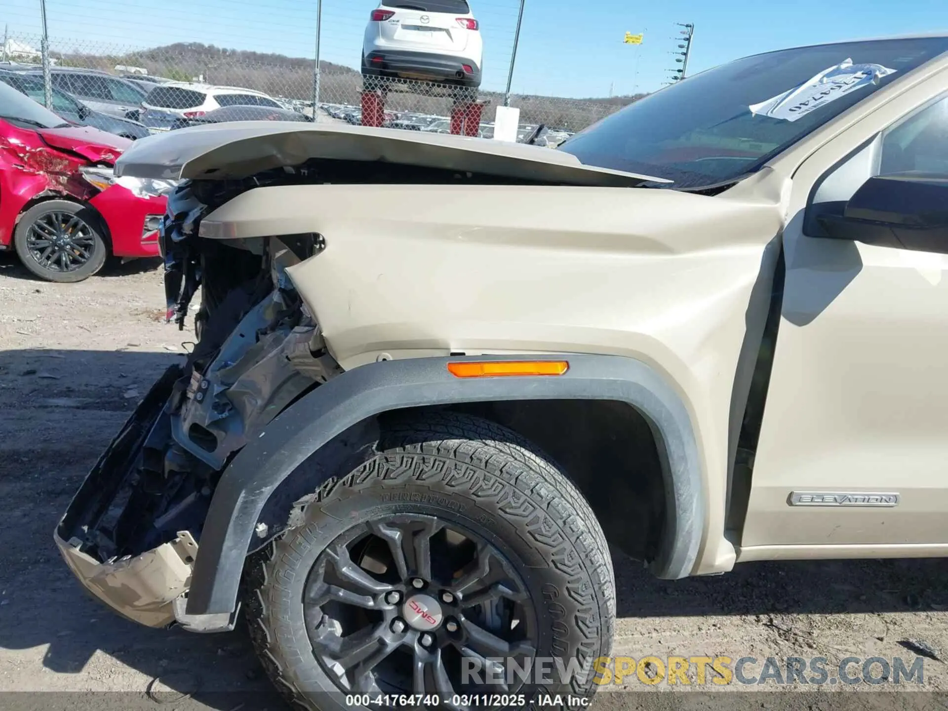 6 fotografías del automóvil dañado 1GTP6BEK5P1263088 GMC CANYON 2023