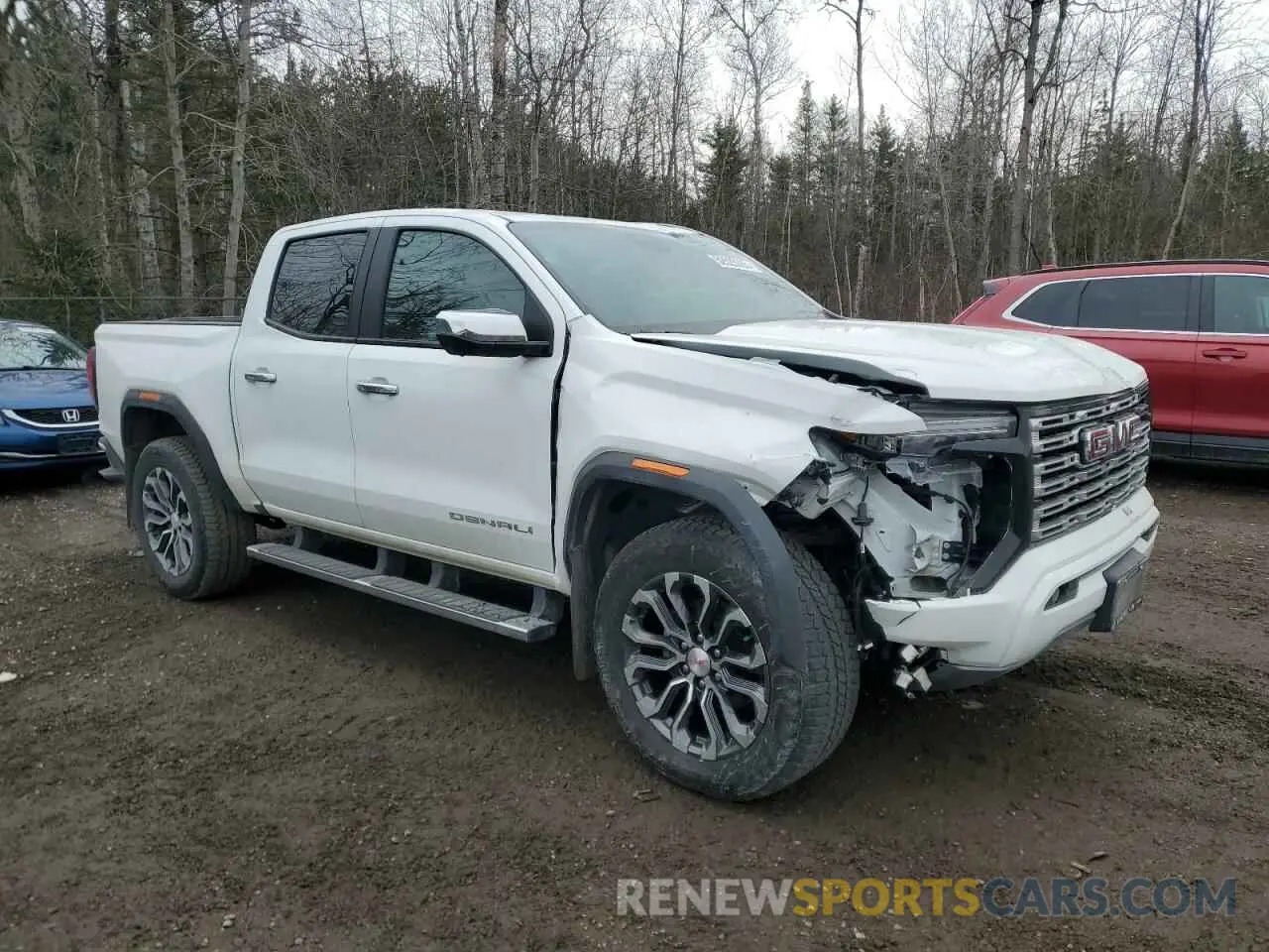 4 fotografías del automóvil dañado 1GTP6FEK0P1195757 GMC CANYON 2023