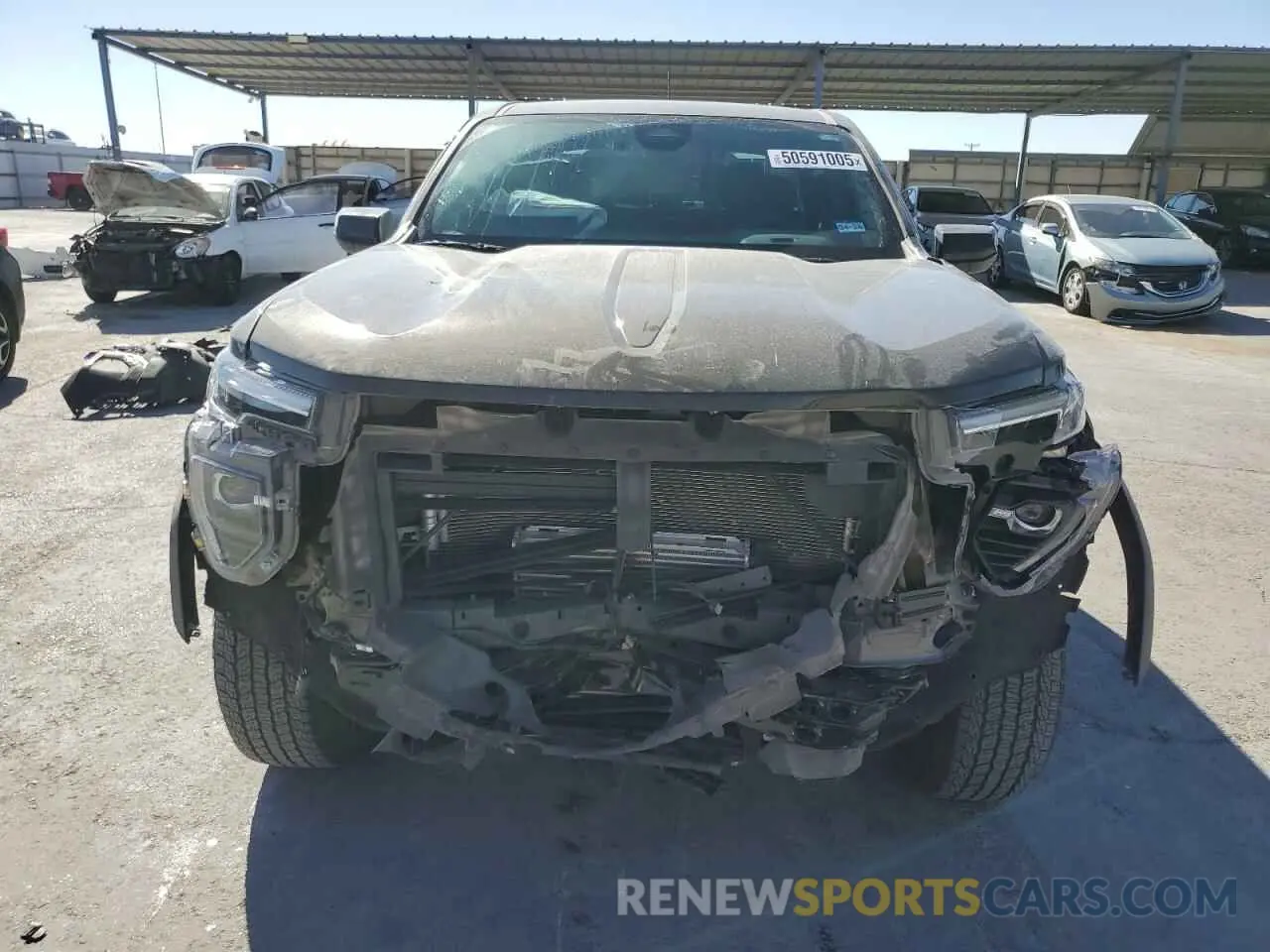 5 fotografías del automóvil dañado 1GTP5BEK0R1174177 GMC CANYON 2024