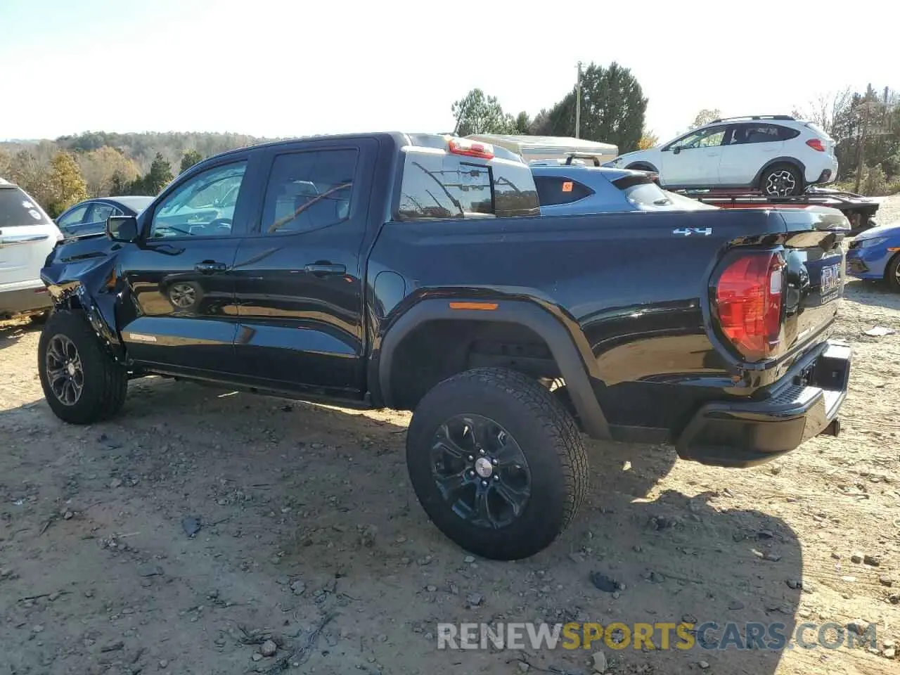 2 fotografías del automóvil dañado 1GTP6BEK8R1233747 GMC CANYON 2024