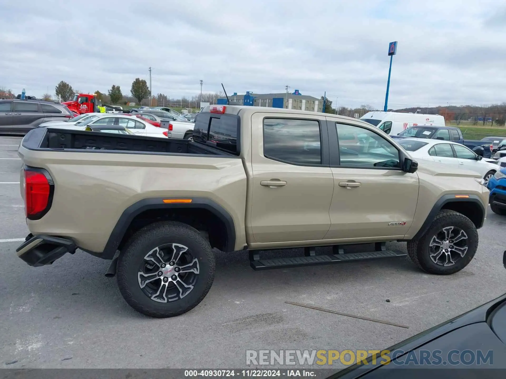 14 fotografías del automóvil dañado 1GTP6DEK8R1179023 GMC CANYON 2024