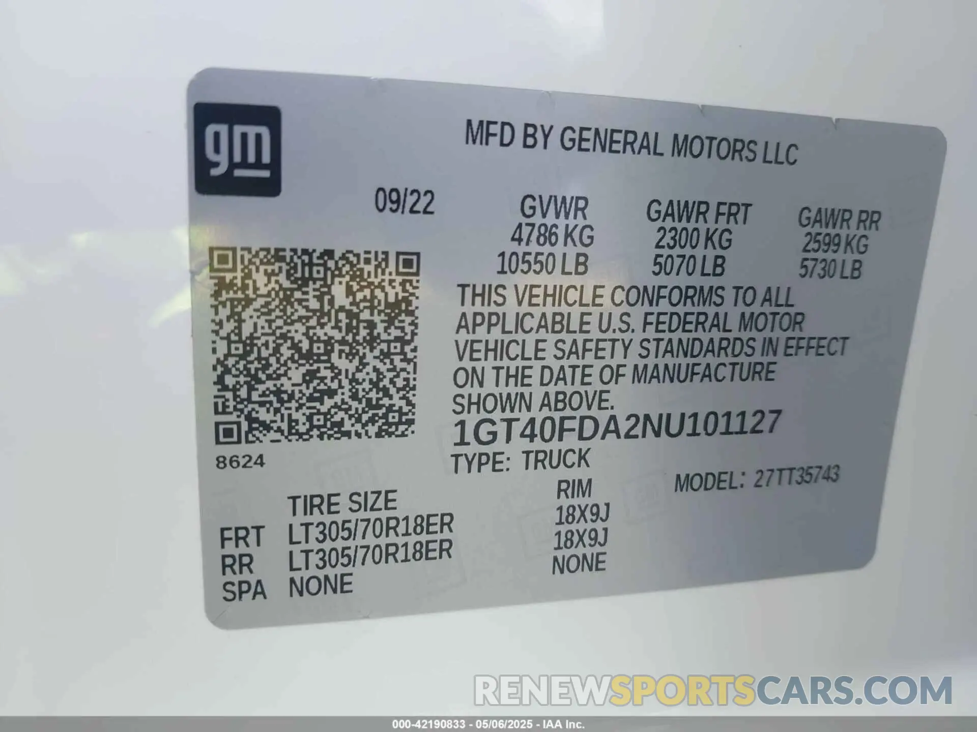 9 fotografías del automóvil dañado 1GT40FDA2NU101127 GMC HUMMER EV PICKUP 2022