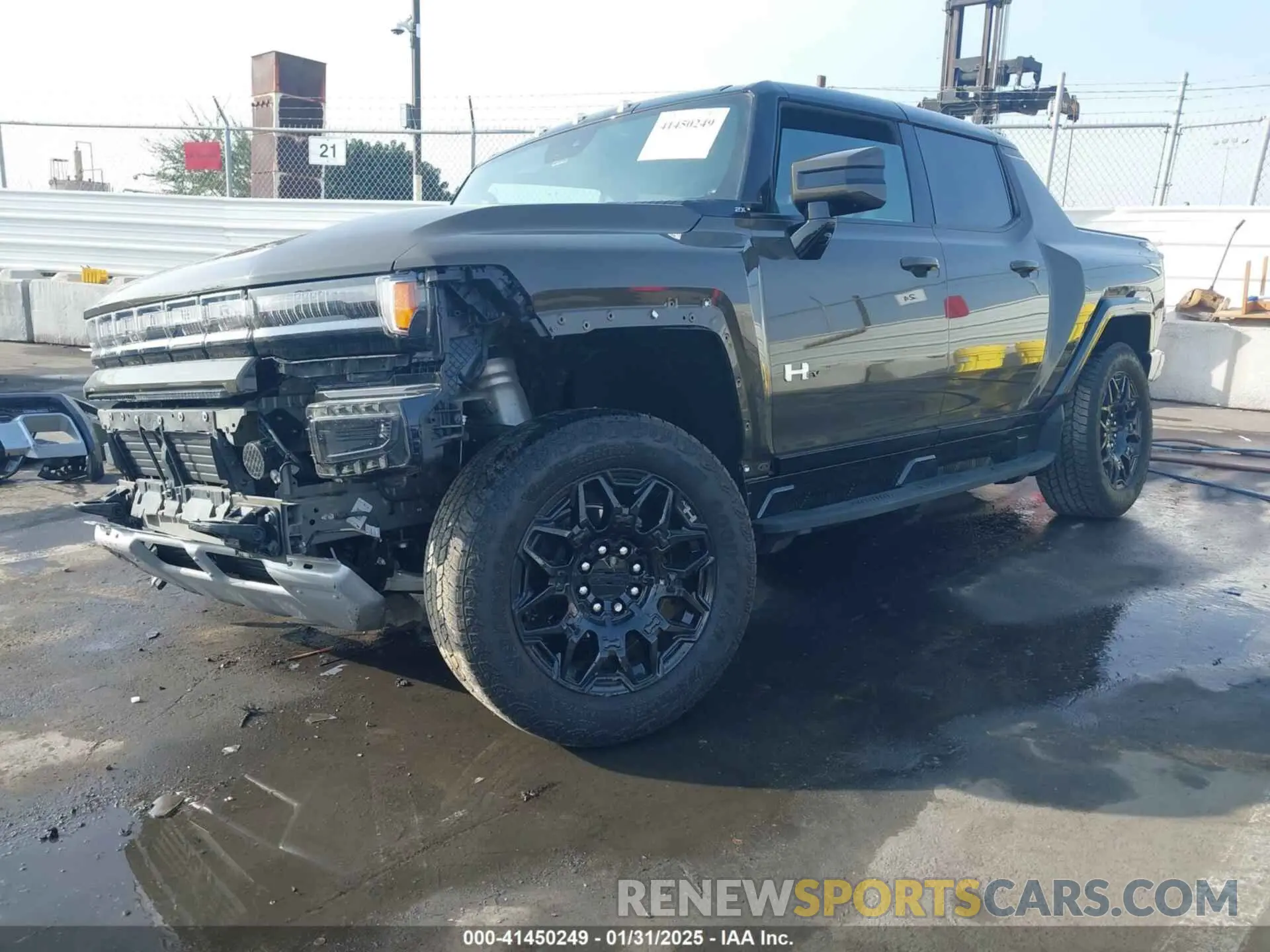 2 fotografías del automóvil dañado 1GT10BDD2RU106369 GMC HUMMER EV PICKUP 2024