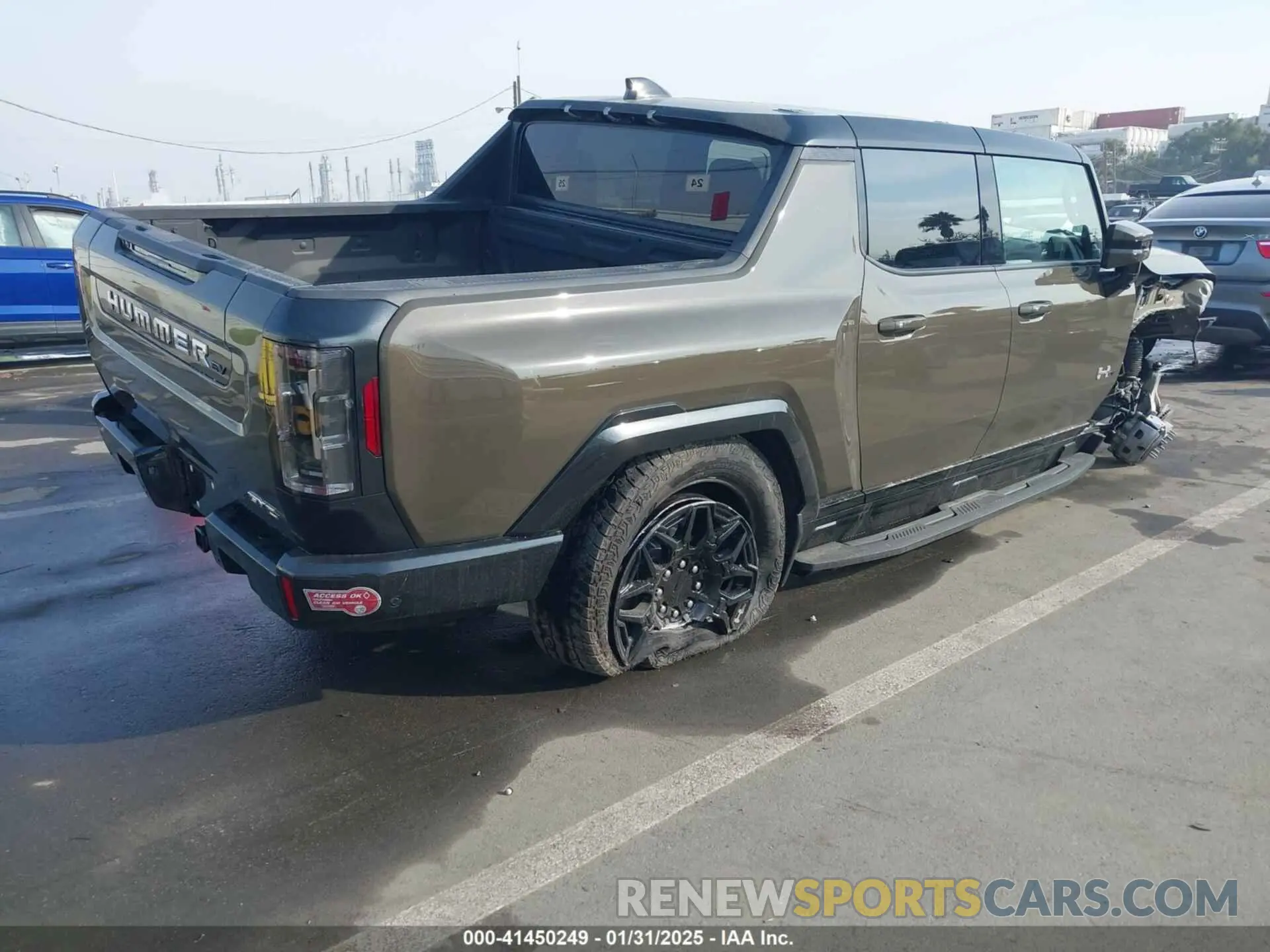 4 fotografías del automóvil dañado 1GT10BDD2RU106369 GMC HUMMER EV PICKUP 2024