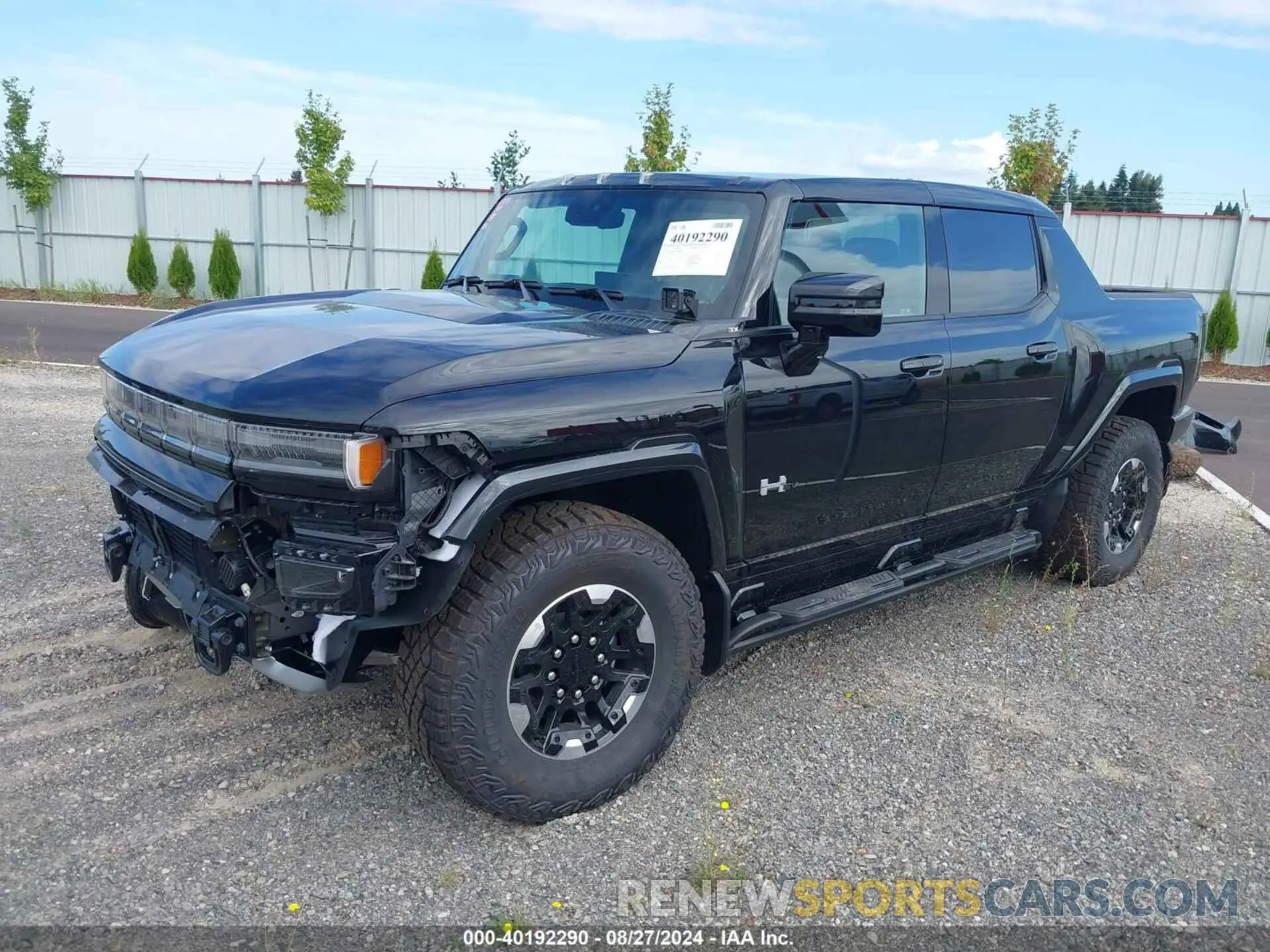 2 fotografías del automóvil dañado 1GT40DDA3RU108940 GMC HUMMER EV PICKUP 2024