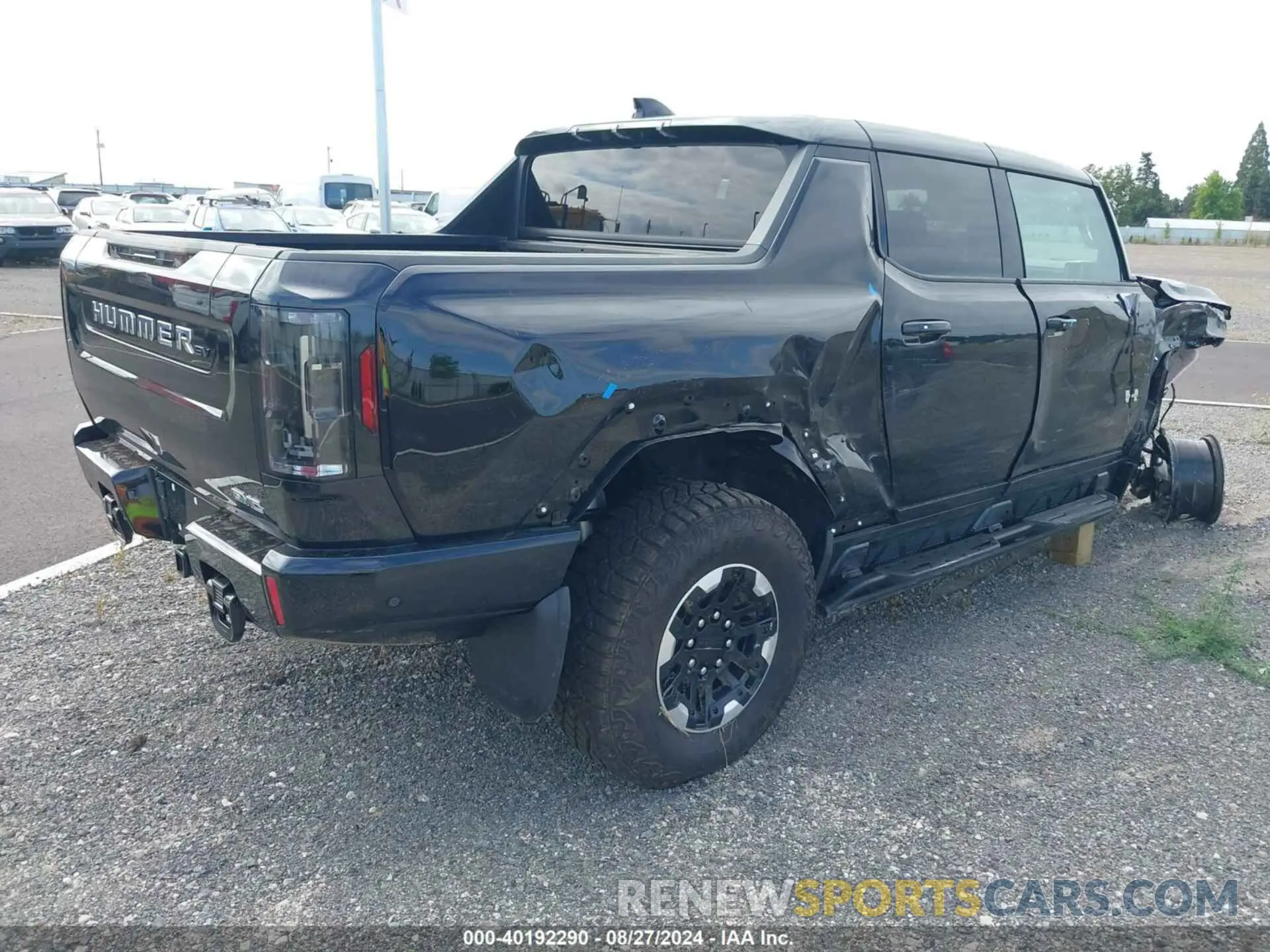 4 fotografías del automóvil dañado 1GT40DDA3RU108940 GMC HUMMER EV PICKUP 2024