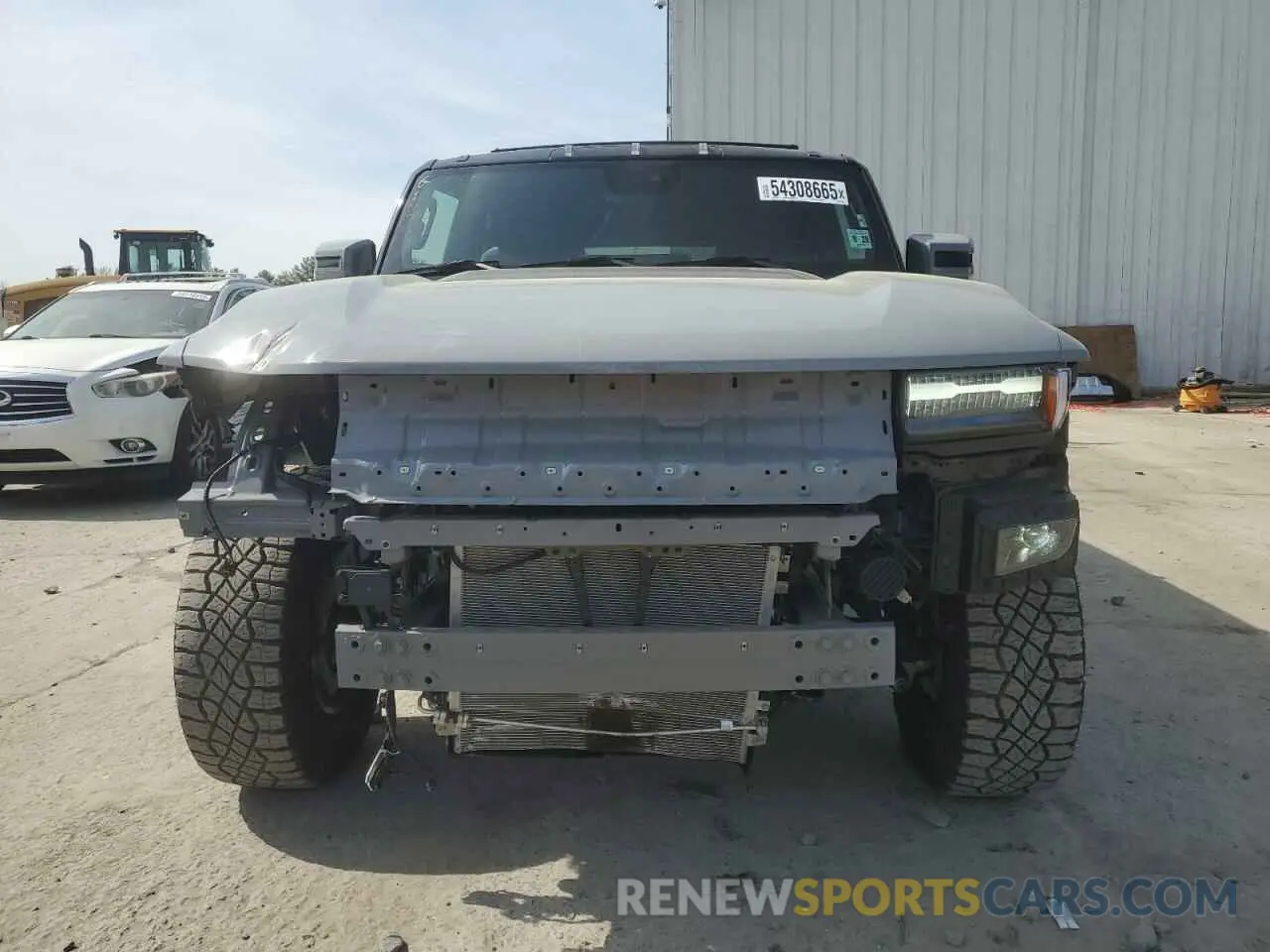 5 fotografías del automóvil dañado 1GKB0NDE8RU106525 GMC HUMMER SUV 2024