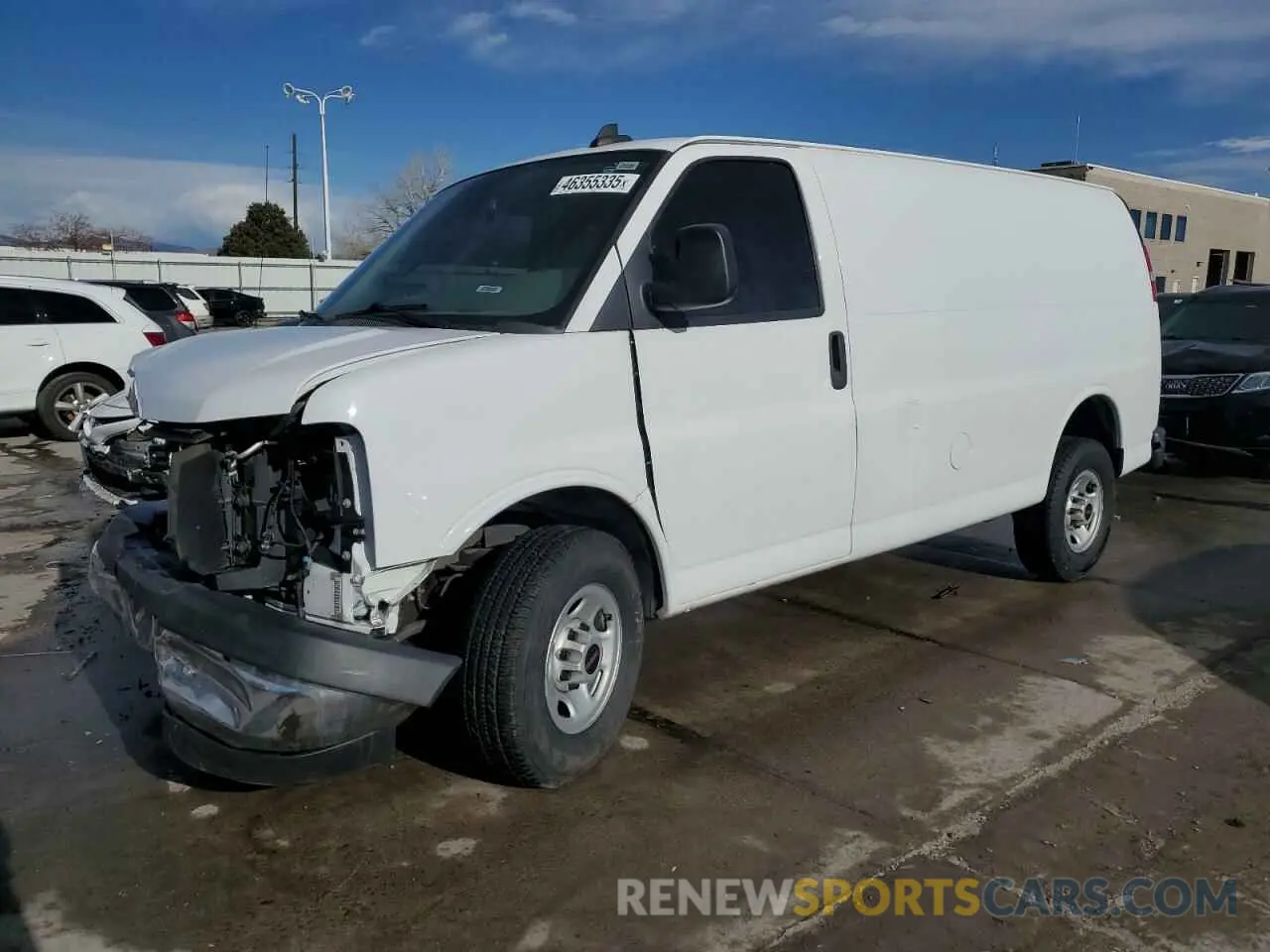 1 fotografías del automóvil dañado 1GTW7AFGXL1264289 GMC SAVANA 2020