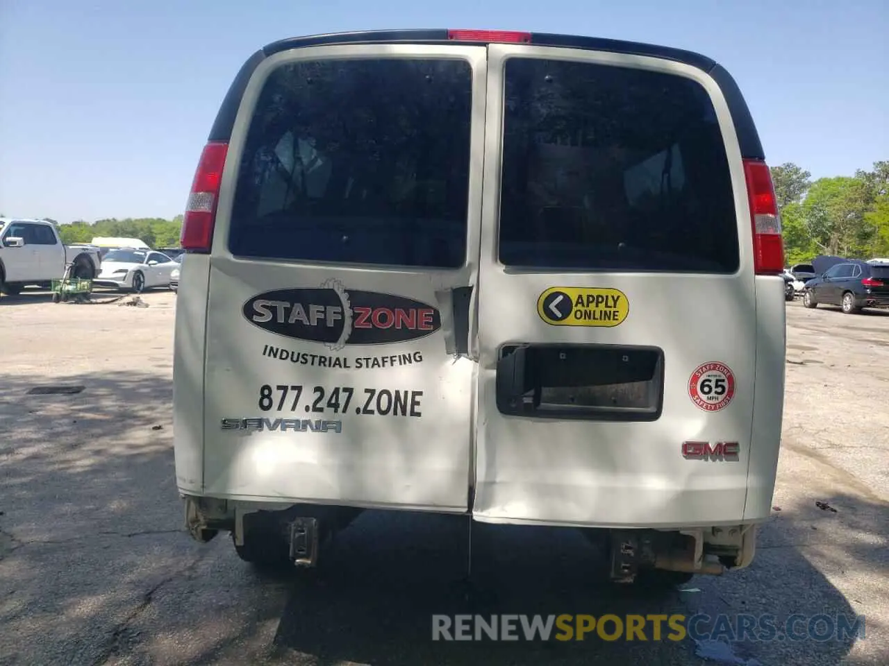 6 fotografías del automóvil dañado 1GJZ7NFP0P1118194 GMC SAVANA 2023