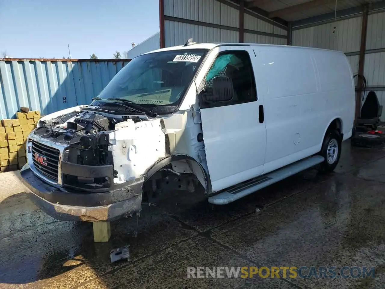 1 fotografías del automóvil dañado 1GTW7AFP6P1236723 GMC SAVANA 2023