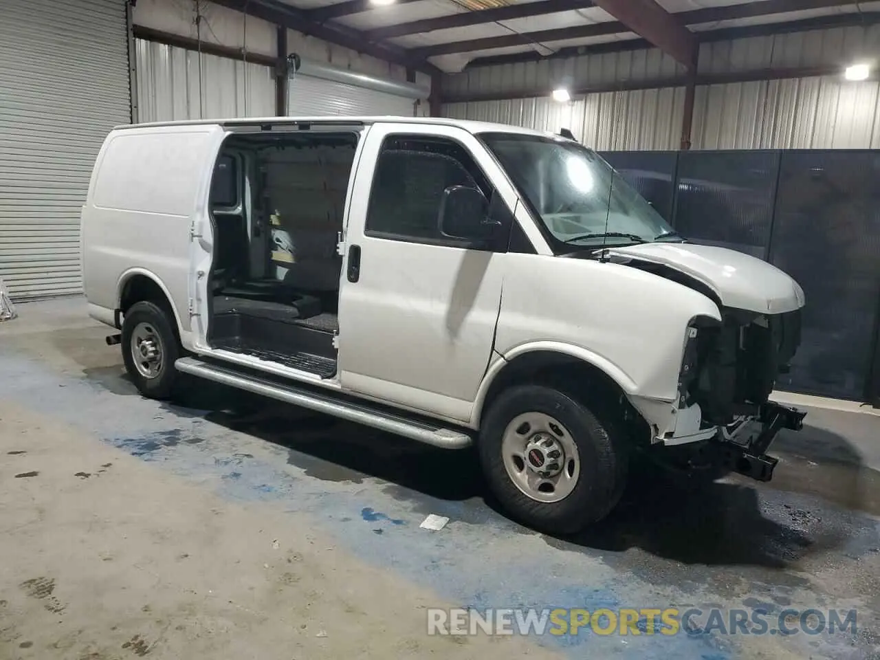 4 fotografías del automóvil dañado 1GTW7AFP3R1189346 GMC SAVANA 2024