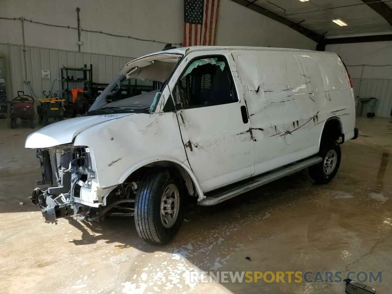 1 fotografías del automóvil dañado 1GTW7AFP7R1159900 GMC SAVANA 2024