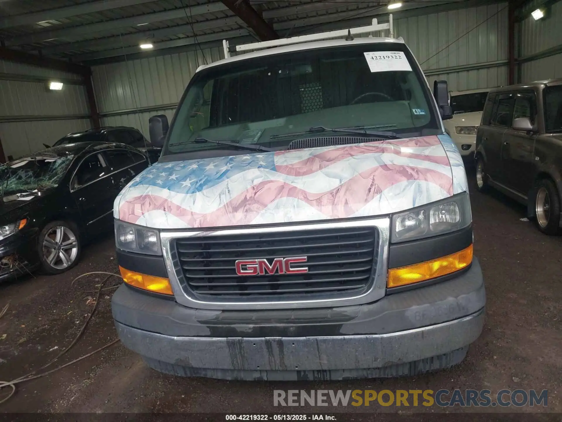 12 fotografías del automóvil dañado 1GTW7AFG8K1304433 GMC SAVANA 2500 2019