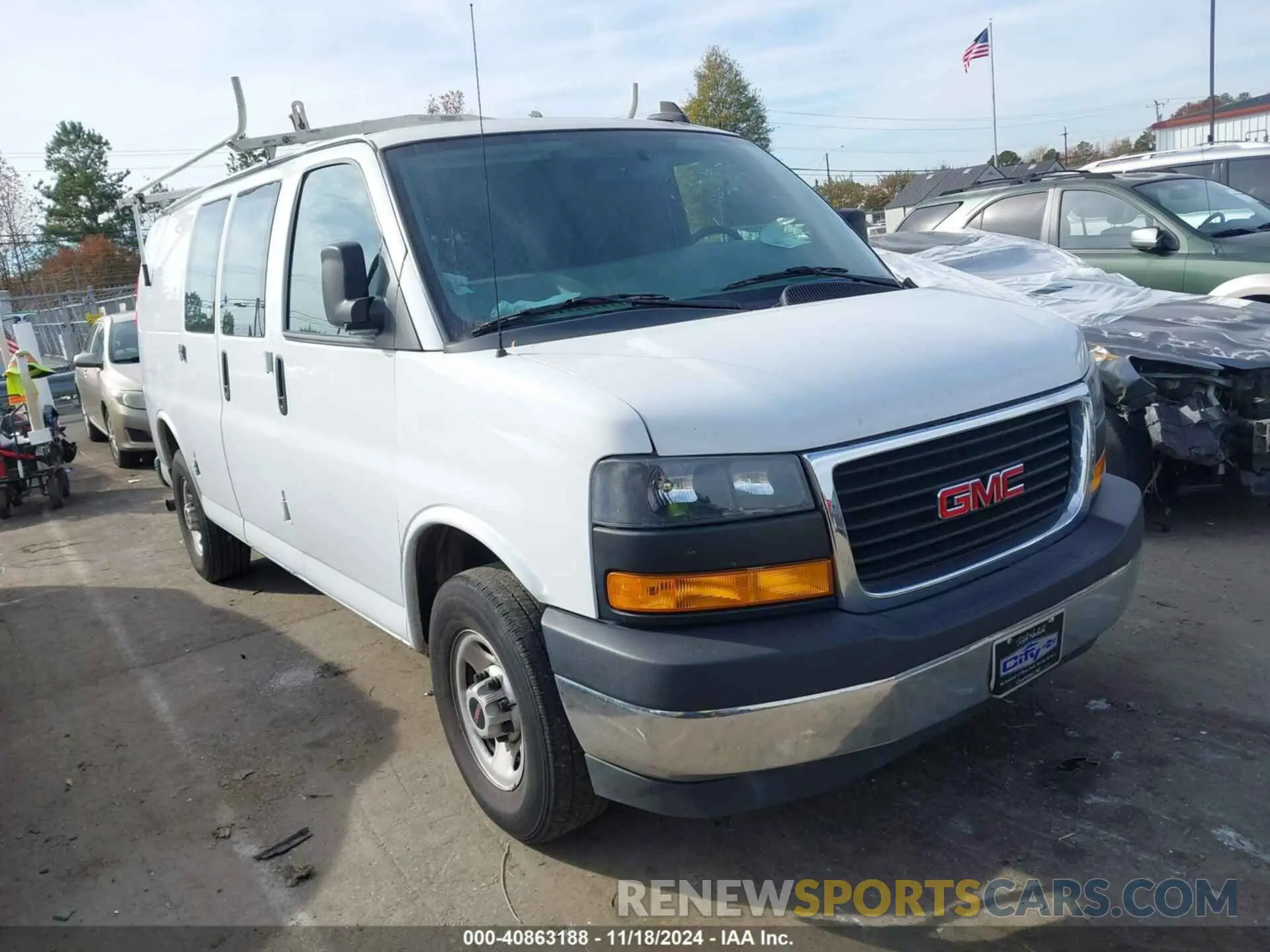 1 fotografías del automóvil dañado 1GTW7AFG7L1265254 GMC SAVANA CARGO 2020