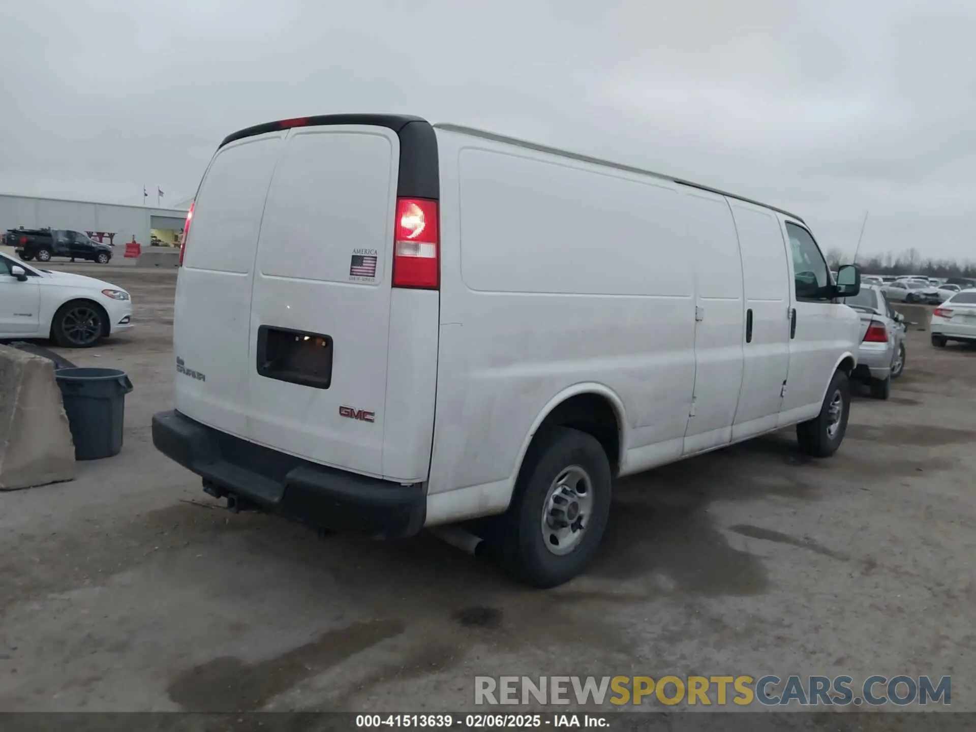 4 fotografías del automóvil dañado 1GTZ7HFG0L1193707 GMC SAVANA CARGO 2020