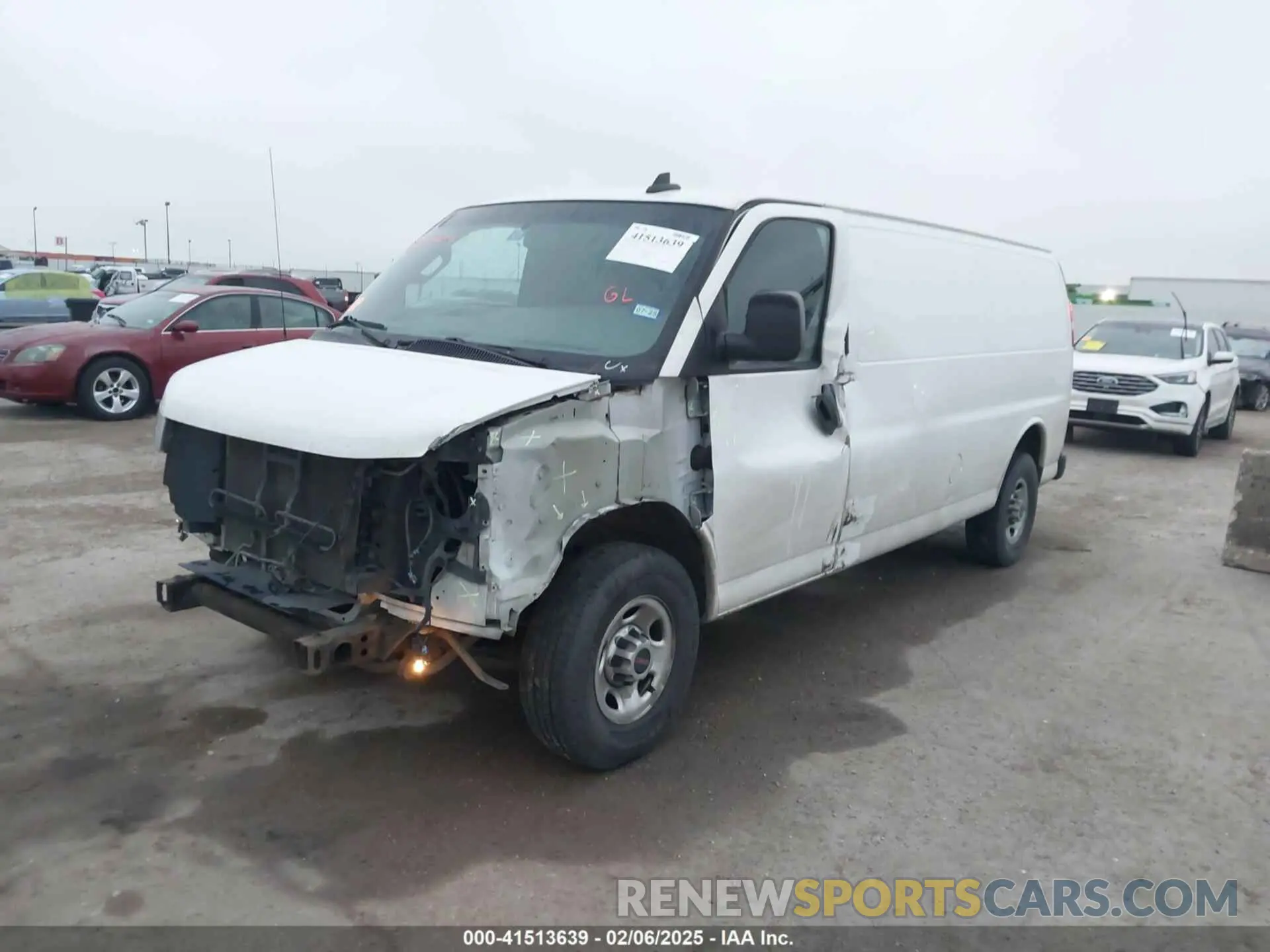 6 fotografías del automóvil dañado 1GTZ7HFG0L1193707 GMC SAVANA CARGO 2020