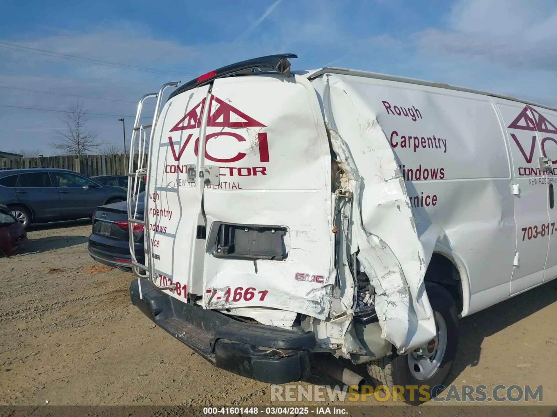 6 fotografías del automóvil dañado 1GTZ7HFG1L1257768 GMC SAVANA CARGO 2020