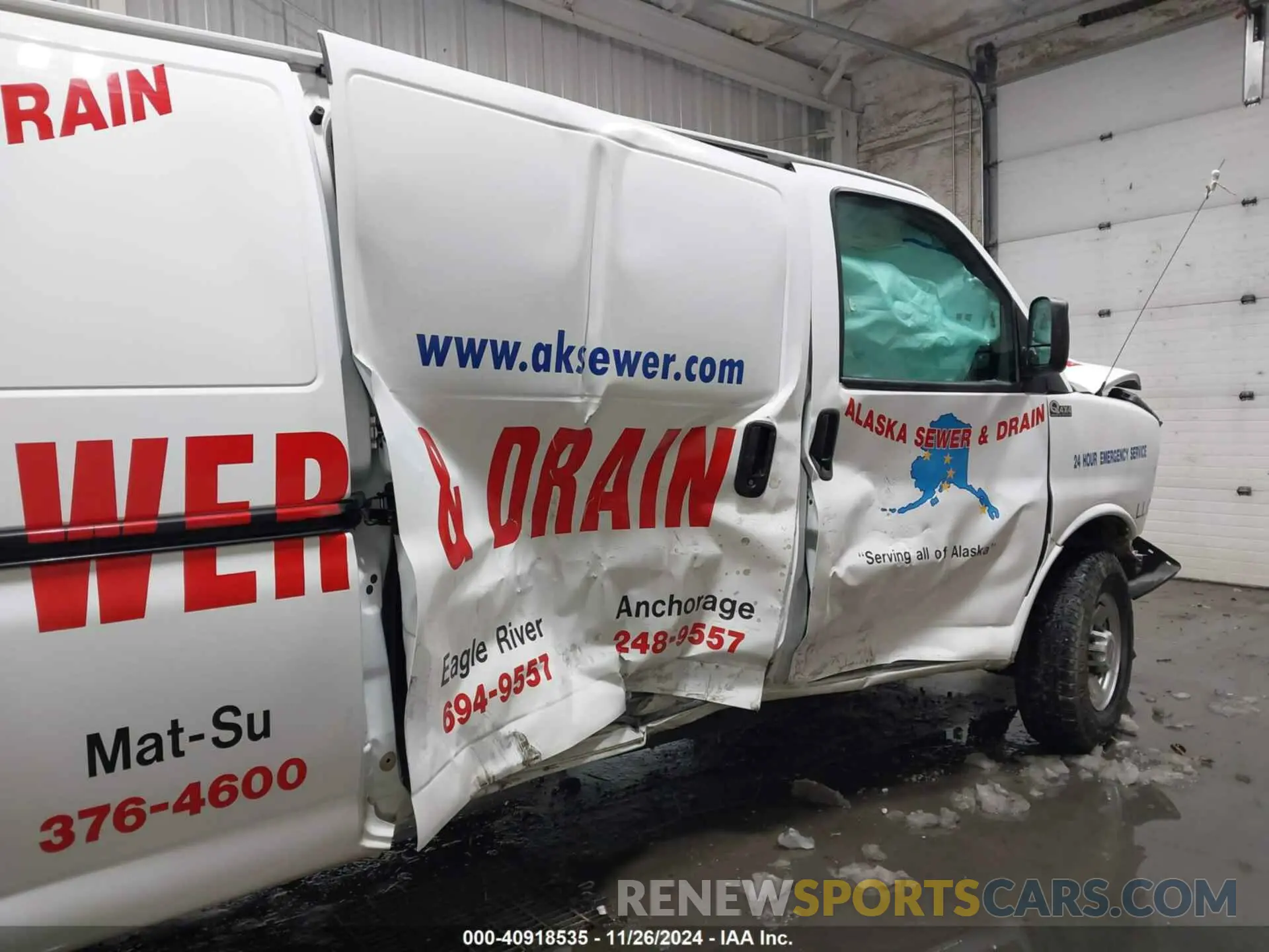 6 fotografías del automóvil dañado 1GTZ7HF74N1201049 GMC SAVANA CARGO 2022