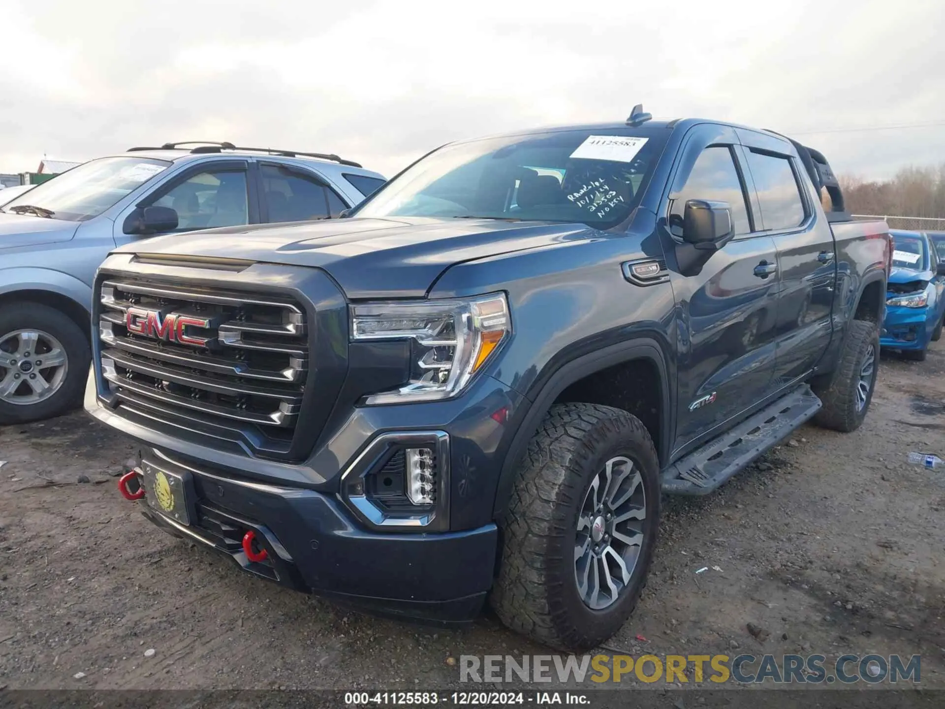 2 fotografías del automóvil dañado 1GTP9EEL0KZ213503 GMC SIERRA 1500 2019
