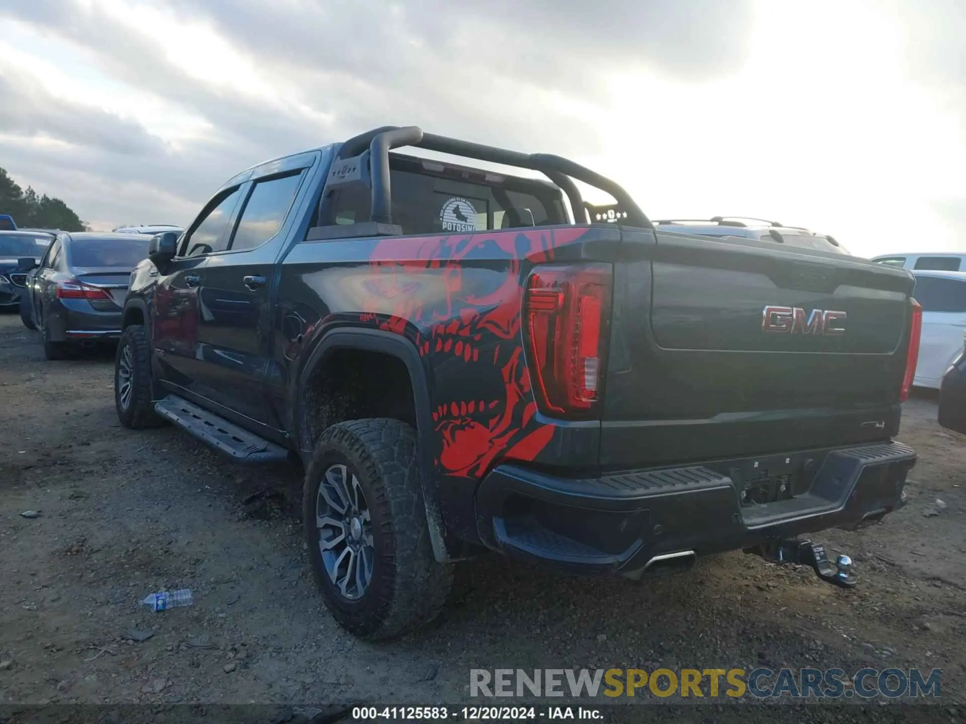 3 fotografías del automóvil dañado 1GTP9EEL0KZ213503 GMC SIERRA 1500 2019