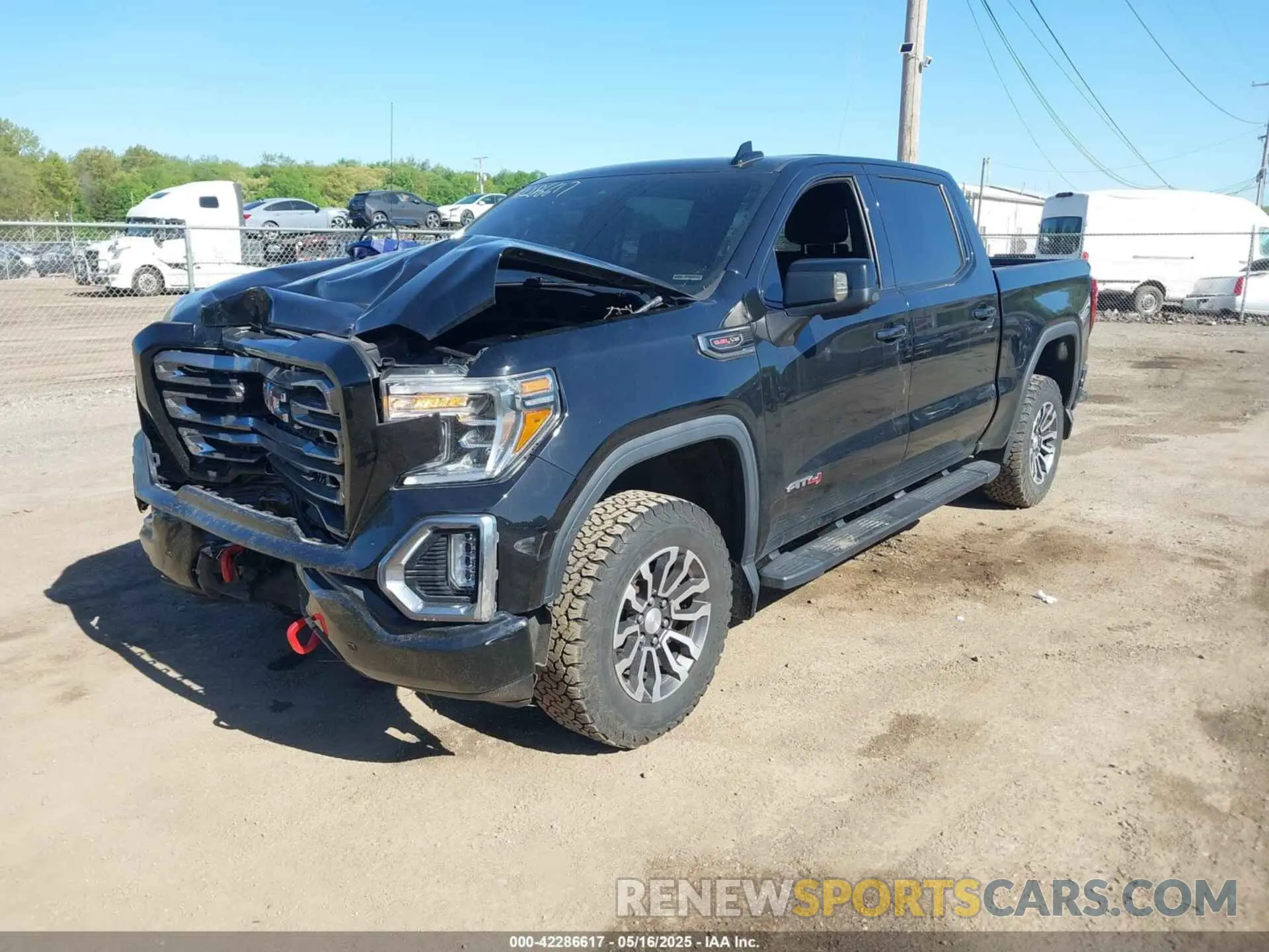 2 fotografías del automóvil dañado 1GTP9EEL1KZ232898 GMC SIERRA 1500 2019