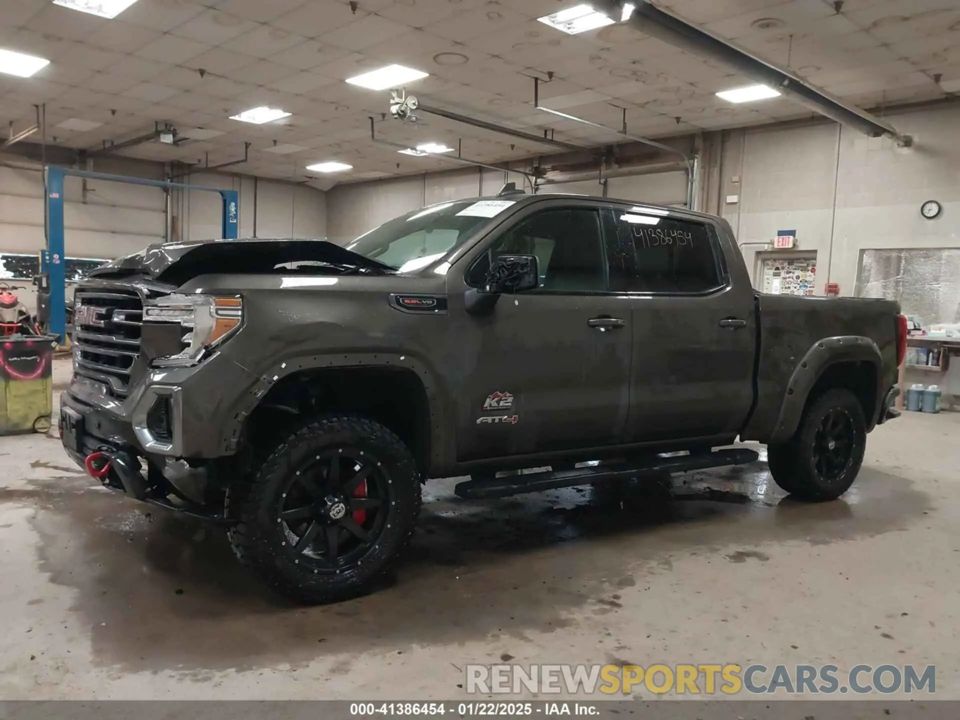 14 fotografías del automóvil dañado 1GTP9EEL9KZ287986 GMC SIERRA 1500 2019