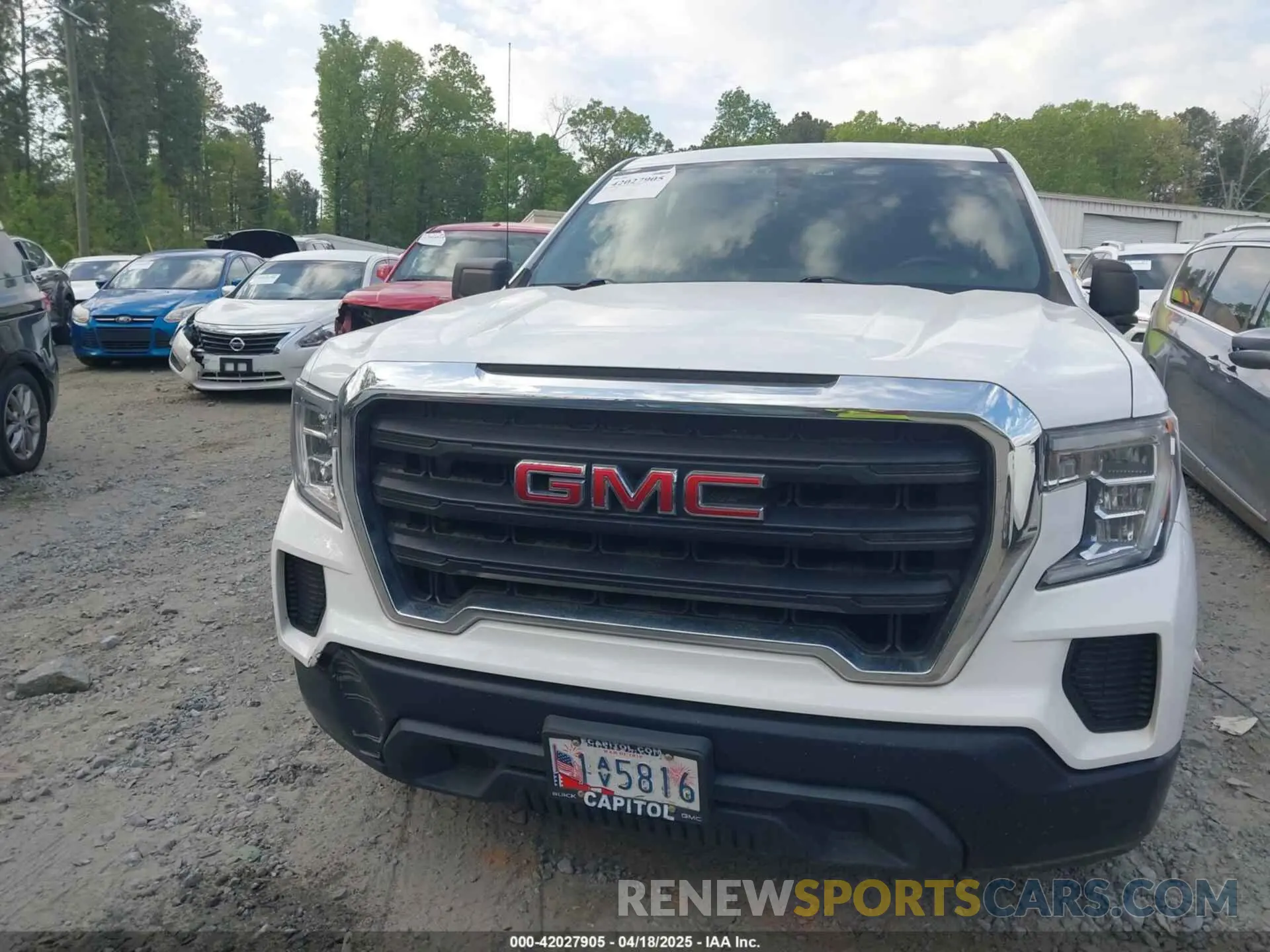 12 fotografías del automóvil dañado 1GTR8AEH5KZ311510 GMC SIERRA 1500 2019