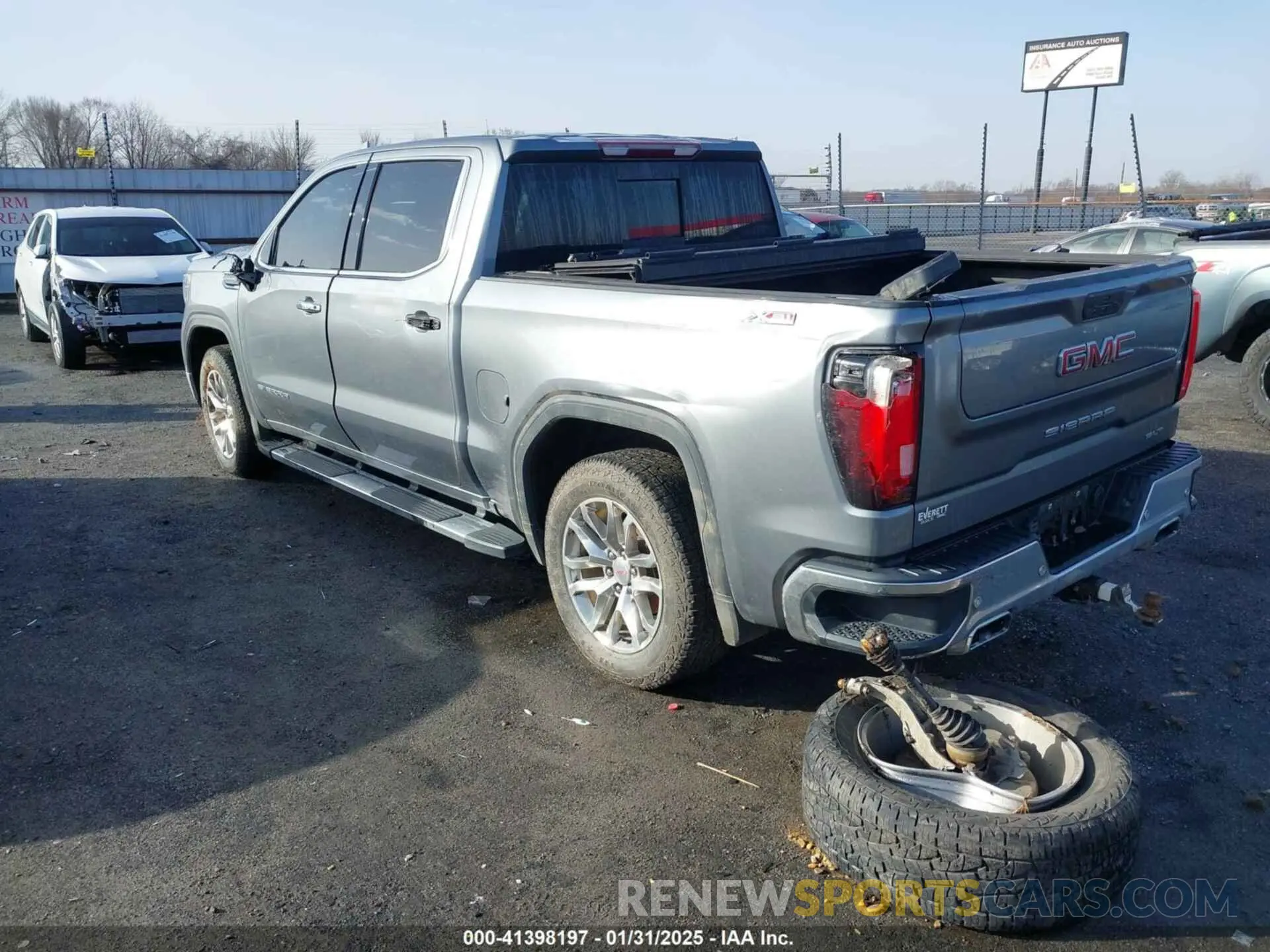3 fotografías del automóvil dañado 1GTU9DED3KZ240314 GMC SIERRA 1500 2019