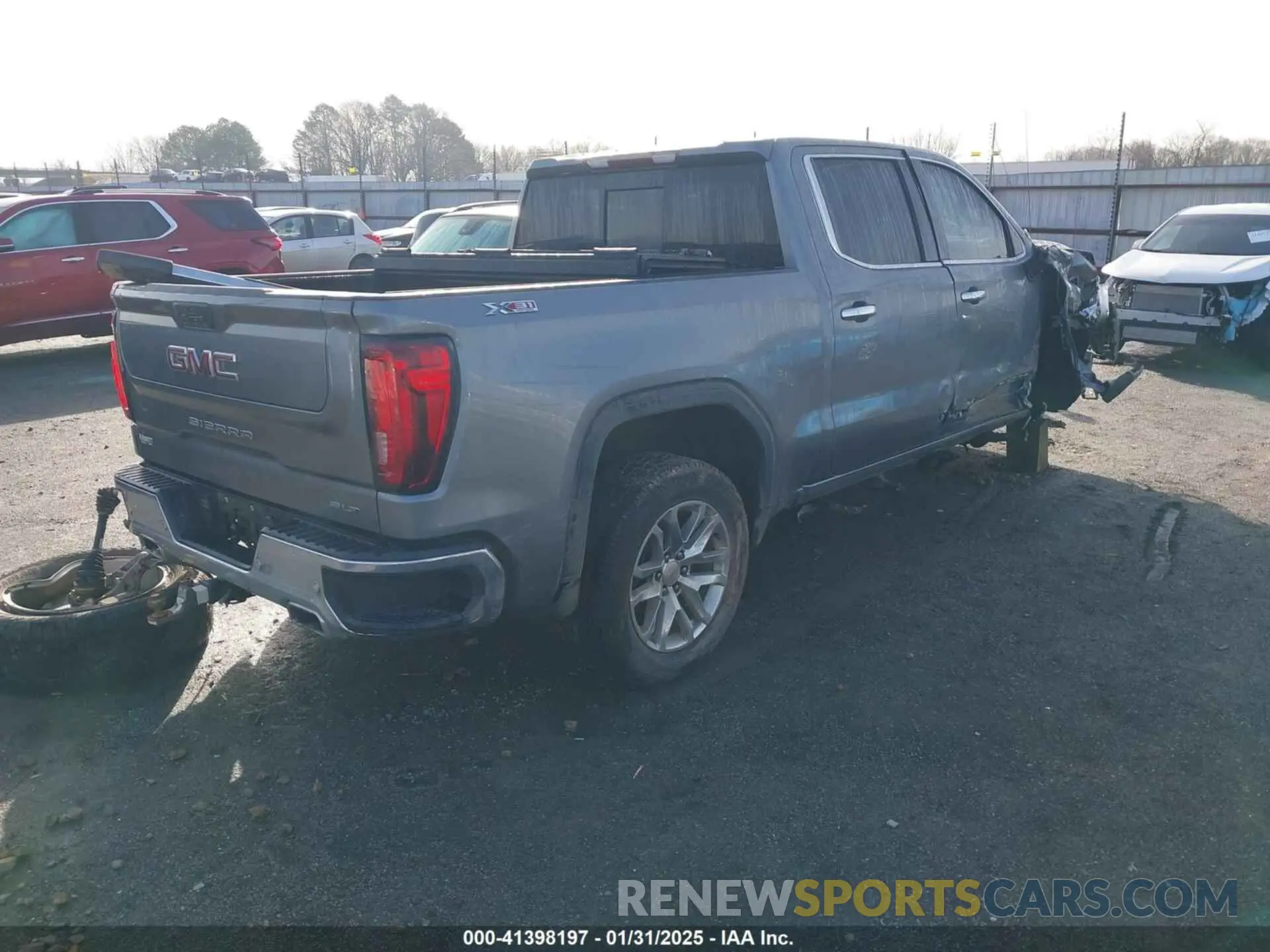 4 fotografías del automóvil dañado 1GTU9DED3KZ240314 GMC SIERRA 1500 2019
