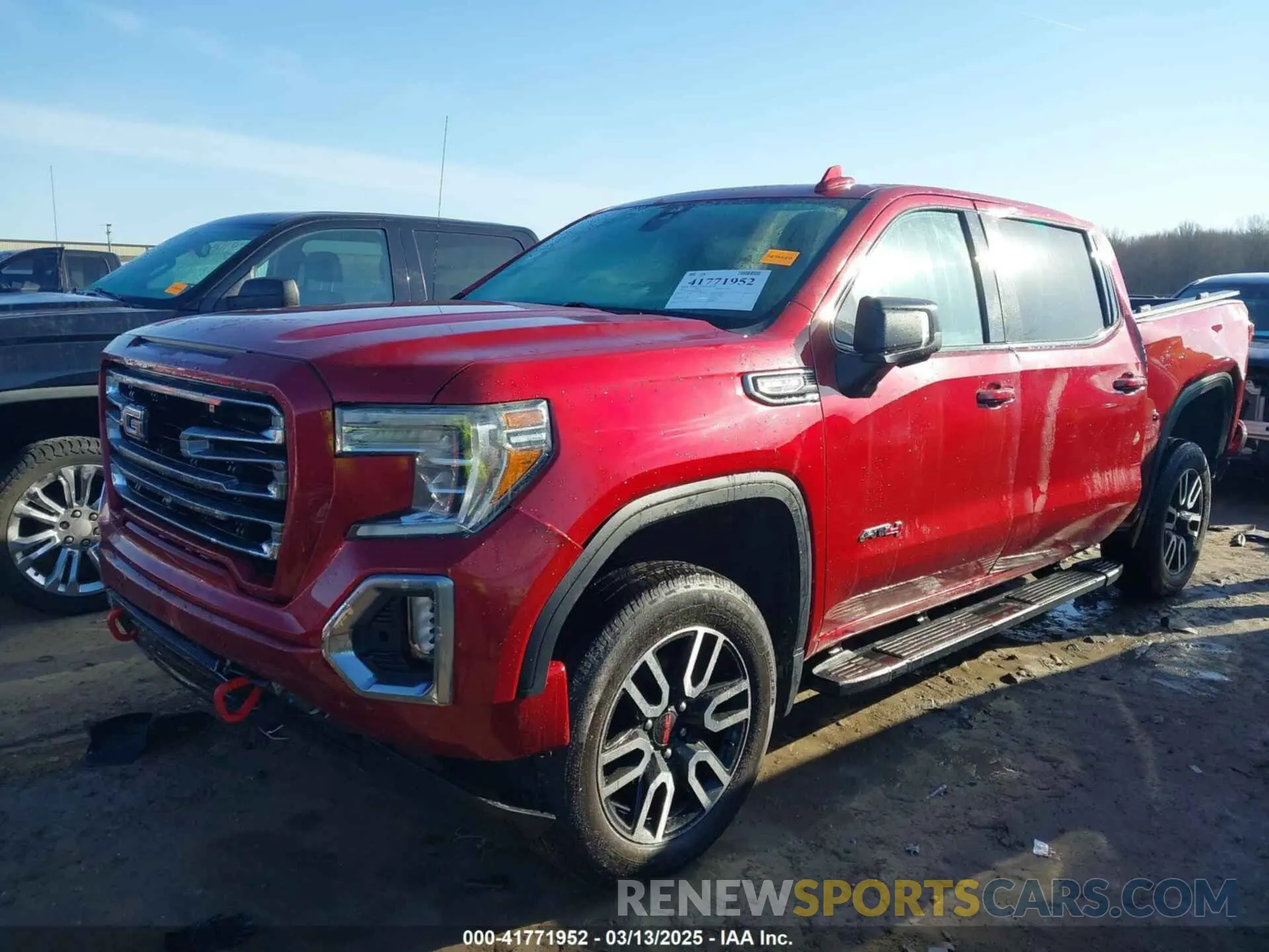 2 fotografías del automóvil dañado 3GTP9EED0KG218354 GMC SIERRA 1500 2019