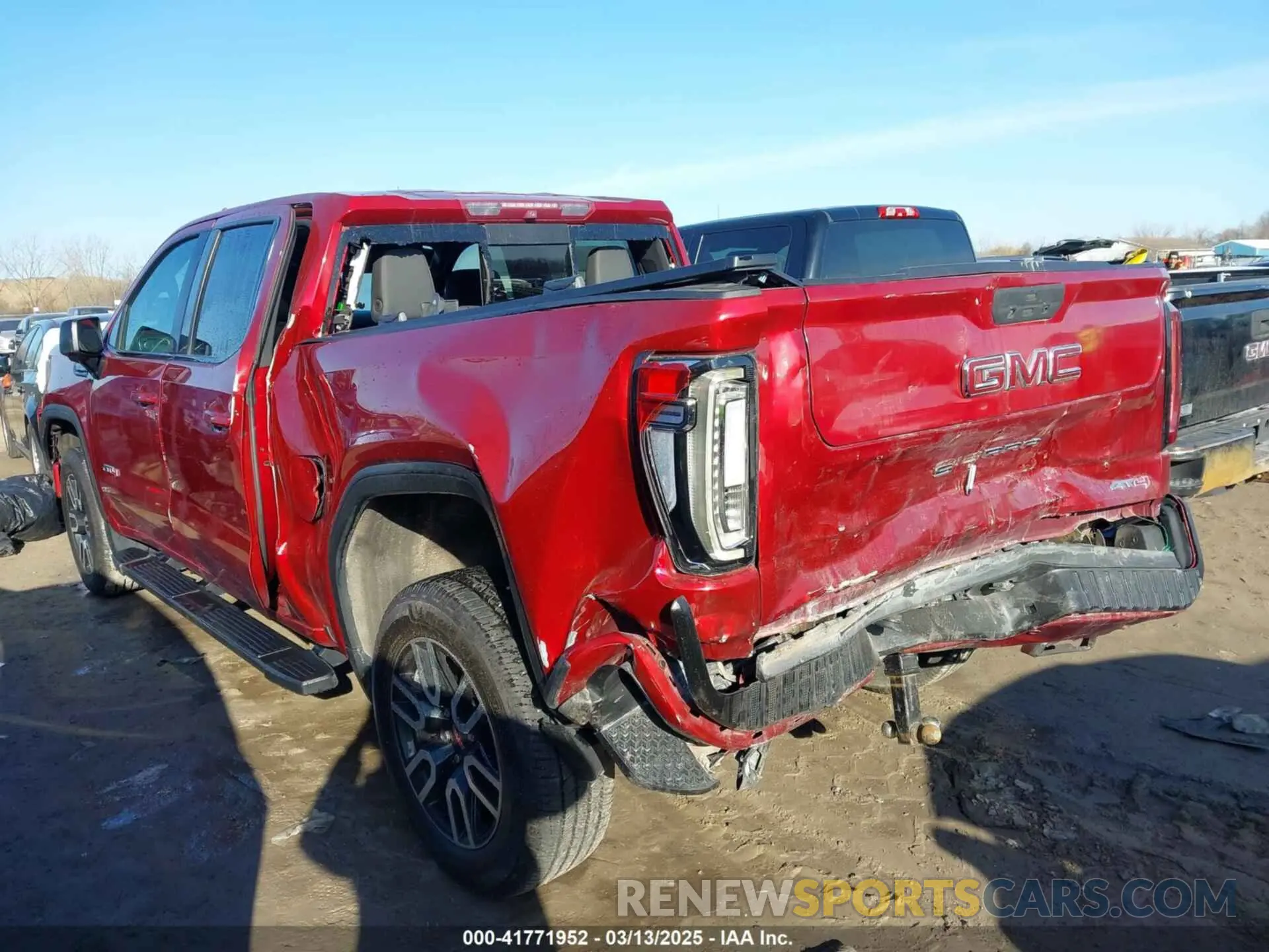 3 fotografías del automóvil dañado 3GTP9EED0KG218354 GMC SIERRA 1500 2019