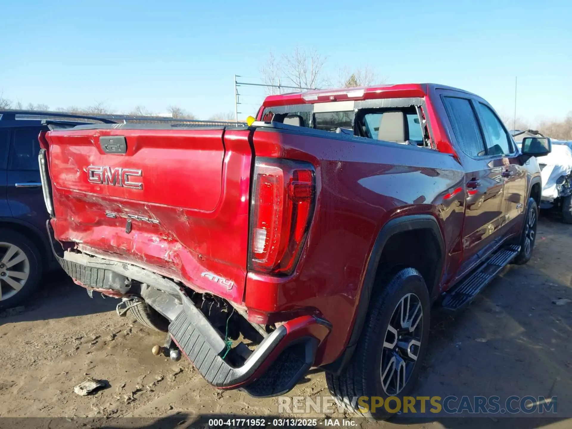4 fotografías del automóvil dañado 3GTP9EED0KG218354 GMC SIERRA 1500 2019