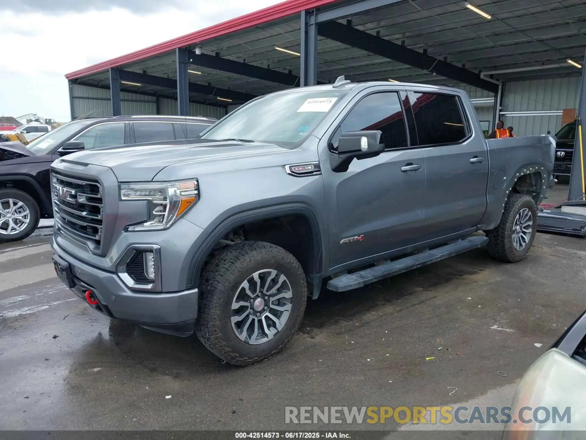 2 fotografías del automóvil dañado 3GTP9EEL7KG193816 GMC SIERRA 1500 2019