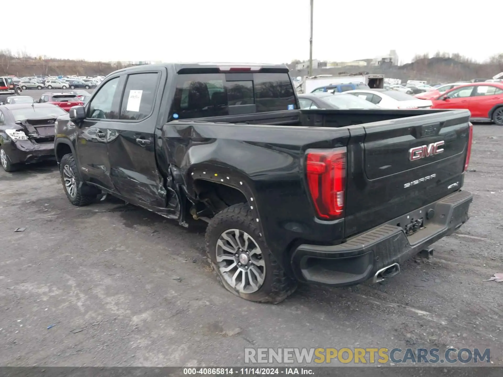 3 fotografías del automóvil dañado 3GTP9EEL7KG243954 GMC SIERRA 1500 2019