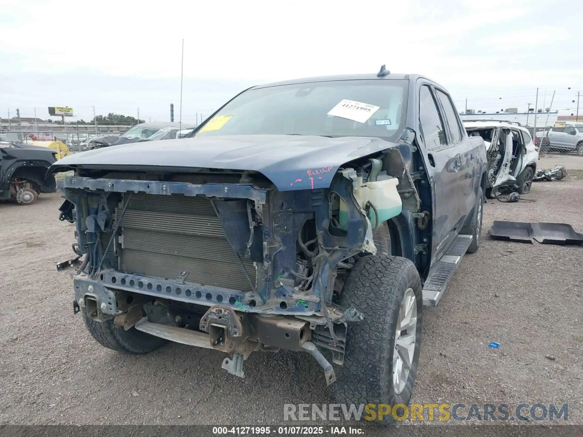 2 fotografías del automóvil dañado 3GTU9DED9KG187067 GMC SIERRA 1500 2019