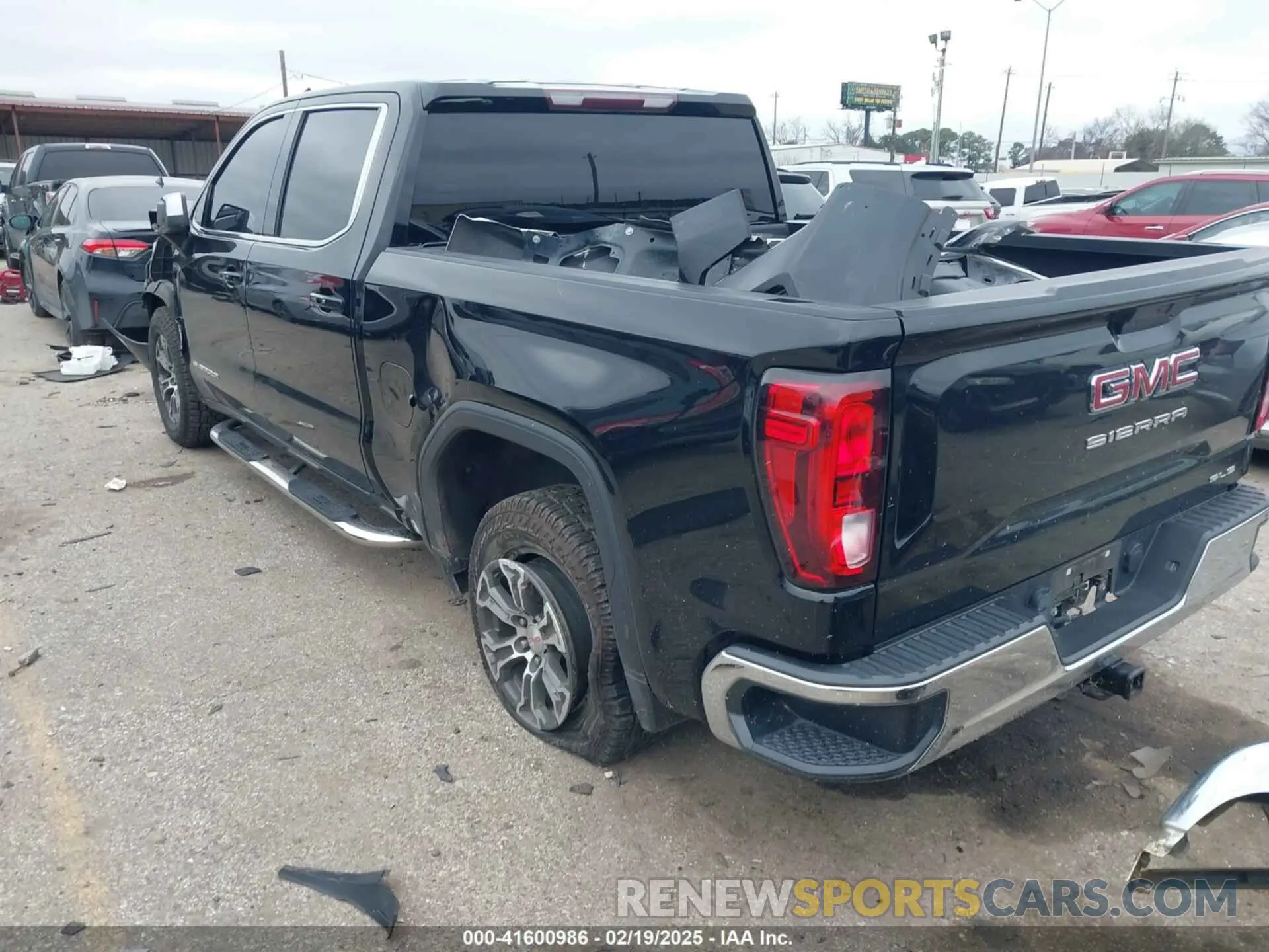 3 fotografías del automóvil dañado 1GTP8BEDXLZ152530 GMC SIERRA 1500 2020