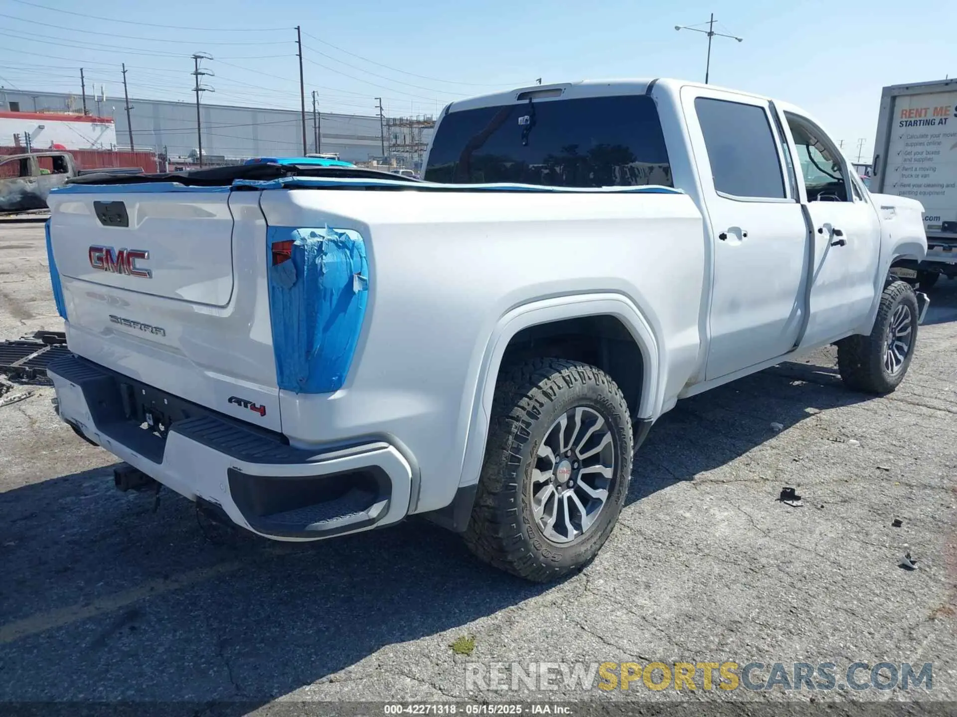4 fotografías del automóvil dañado 1GTP9EELXLZ316476 GMC SIERRA 1500 2020