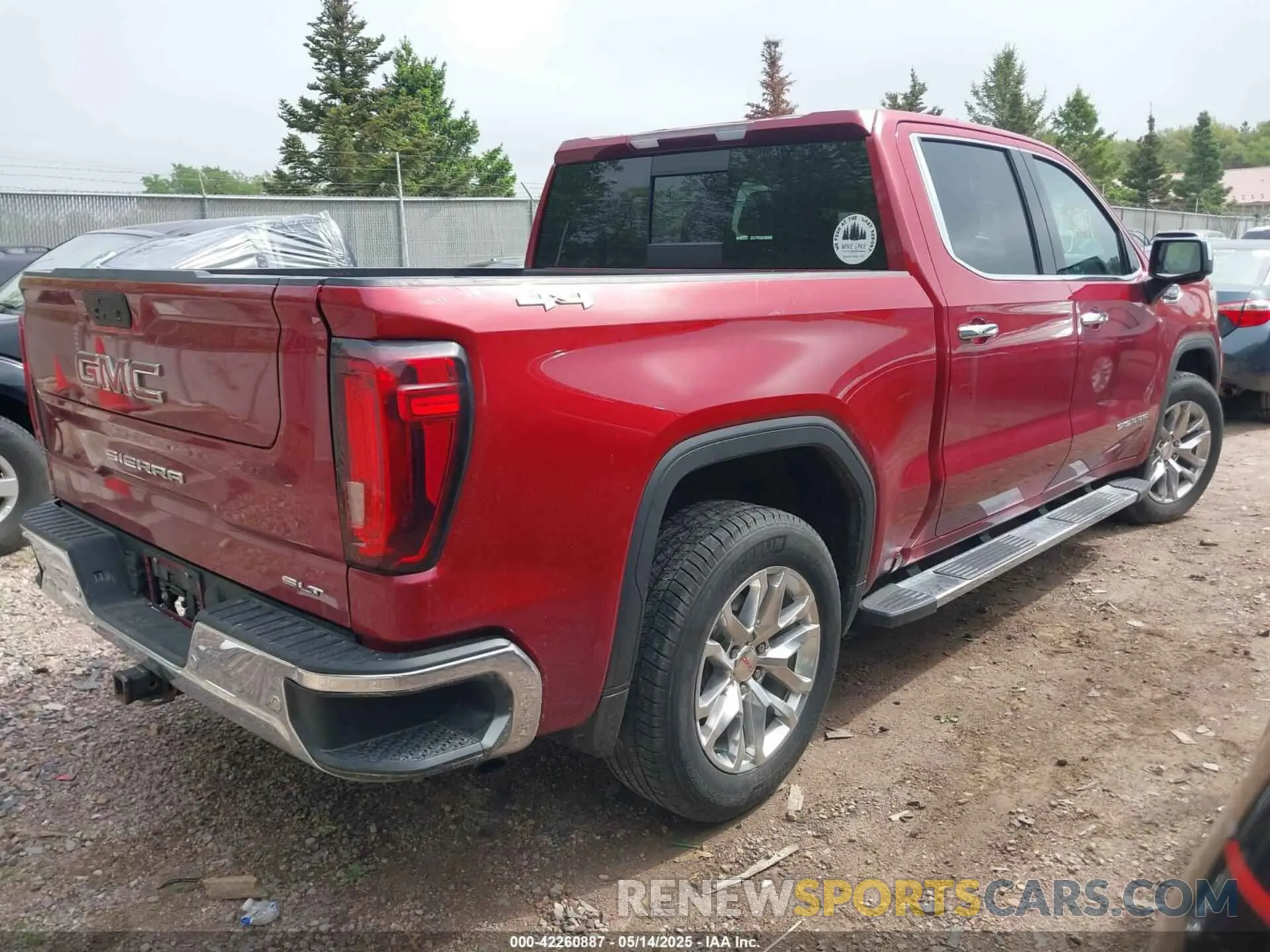 4 fotografías del automóvil dañado 1GTU9DED8LZ296394 GMC SIERRA 1500 2020