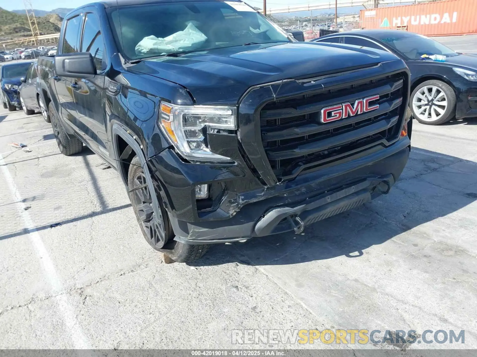 6 fotografías del automóvil dañado 3GTP8CED4LG180426 GMC SIERRA 1500 2020