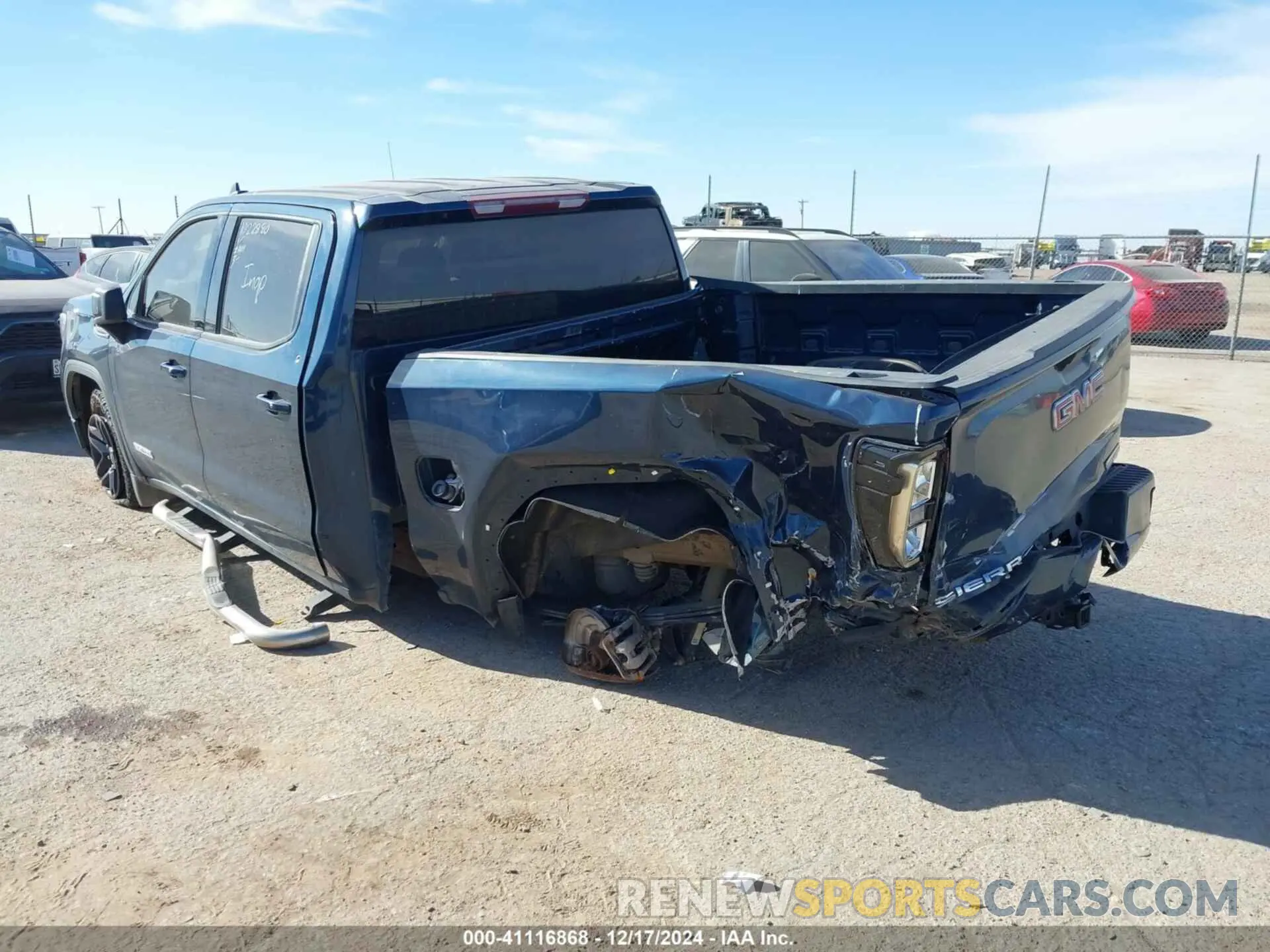3 fotografías del automóvil dañado 3GTP8CEK0LG358153 GMC SIERRA 1500 2020
