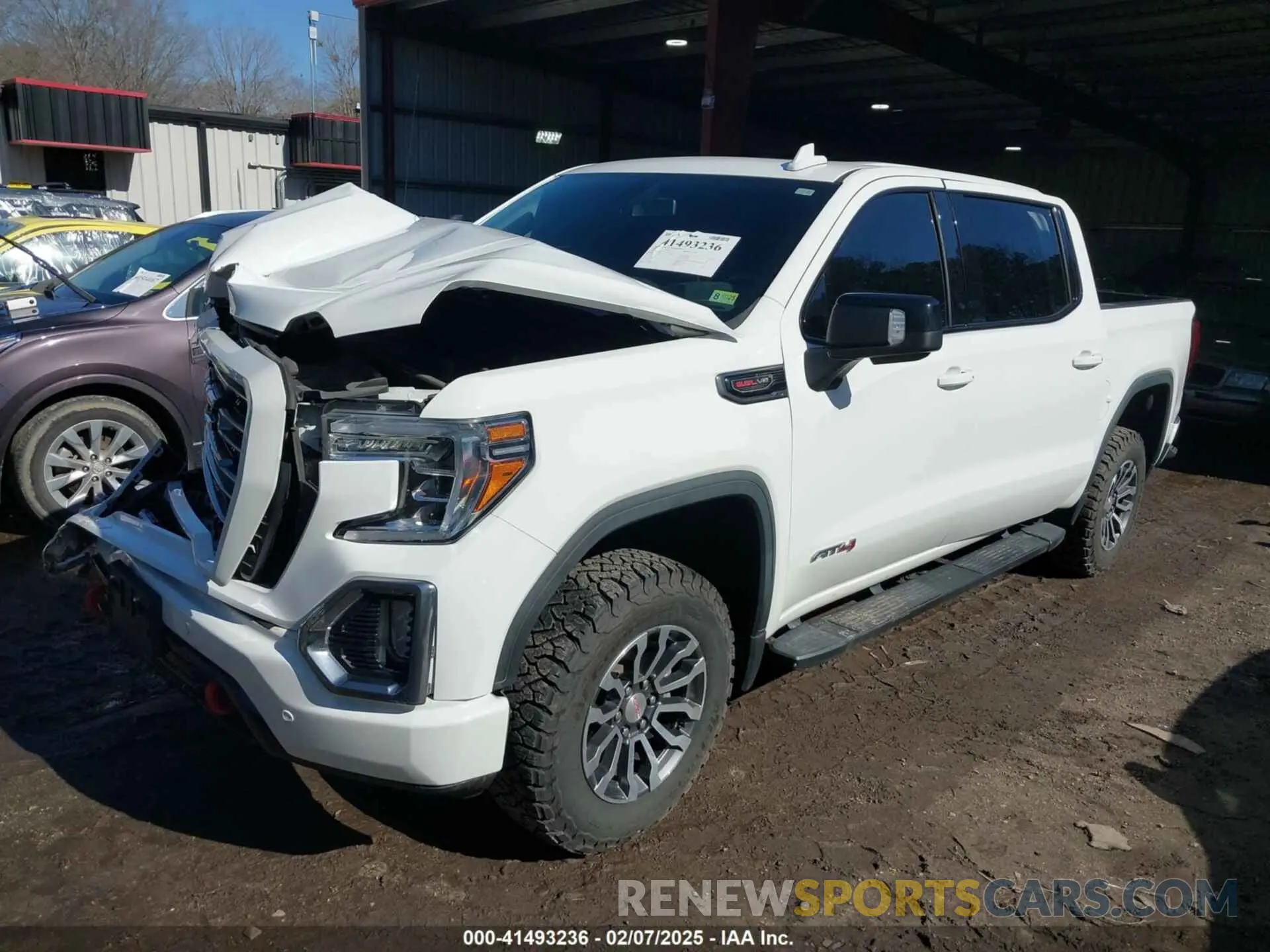 2 fotografías del automóvil dañado 3GTP9EEL5LG323786 GMC SIERRA 1500 2020