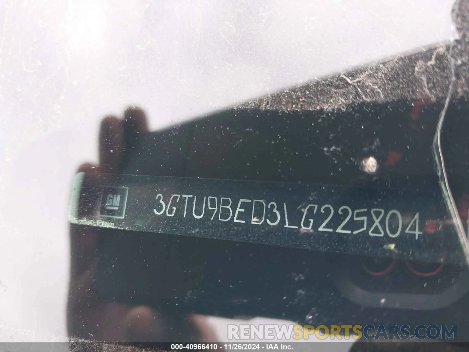 9 fotografías del automóvil dañado 3GTU9BED3LG225804 GMC SIERRA 1500 2020