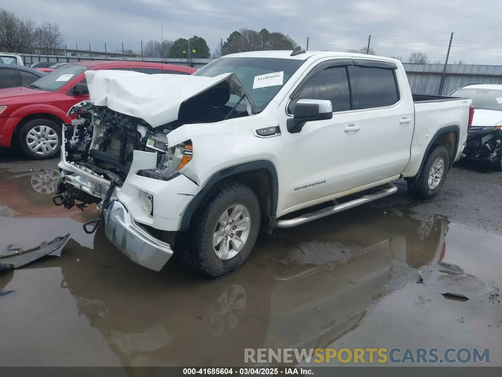 2 fotografías del automóvil dañado 3GTU9BED9LG223510 GMC SIERRA 1500 2020