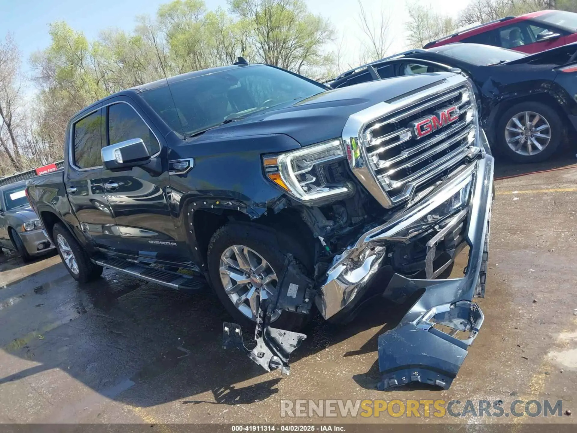 1 fotografías del automóvil dañado 3GTU9DED6LG283336 GMC SIERRA 1500 2020