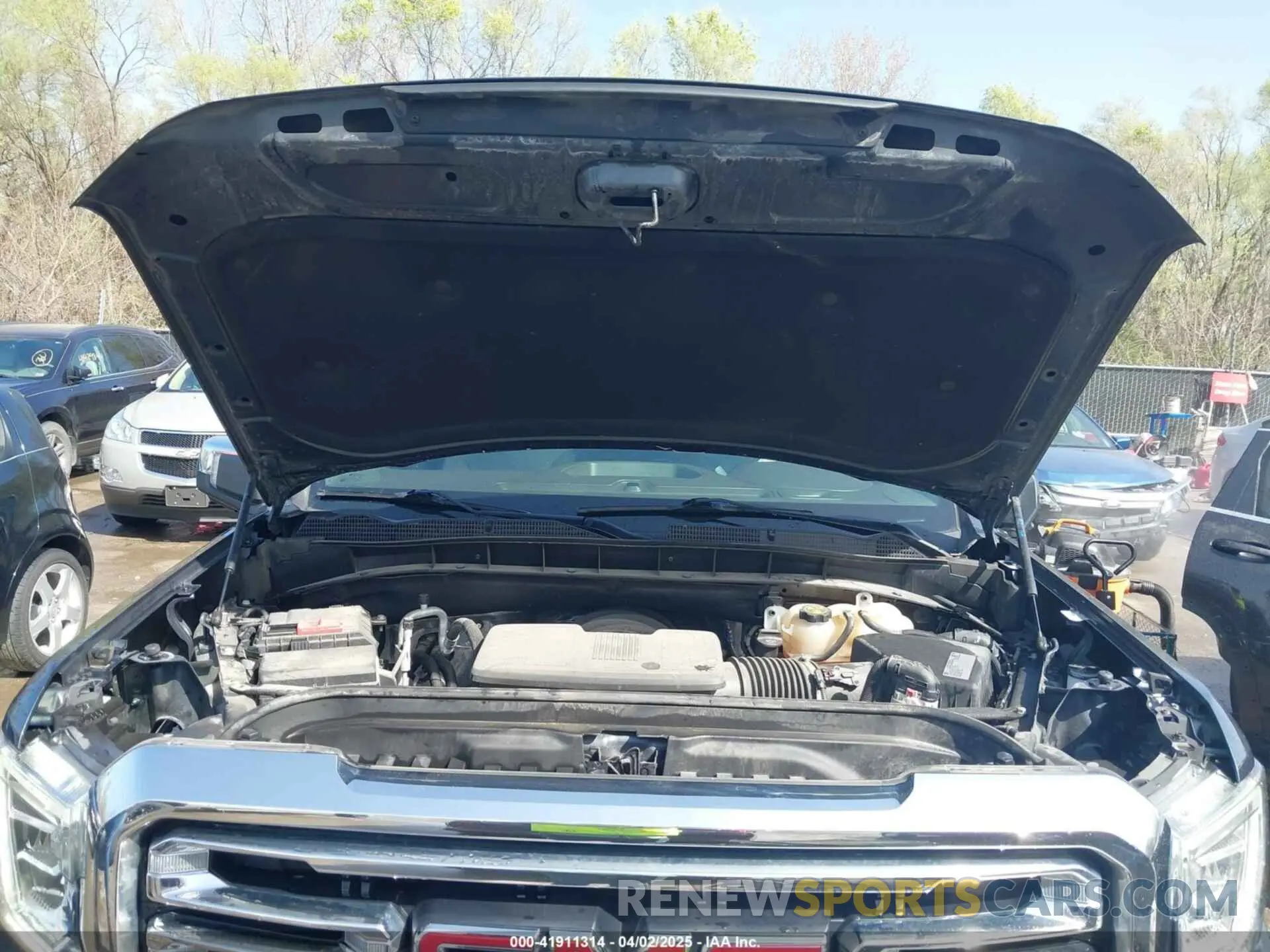 10 fotografías del automóvil dañado 3GTU9DED6LG283336 GMC SIERRA 1500 2020