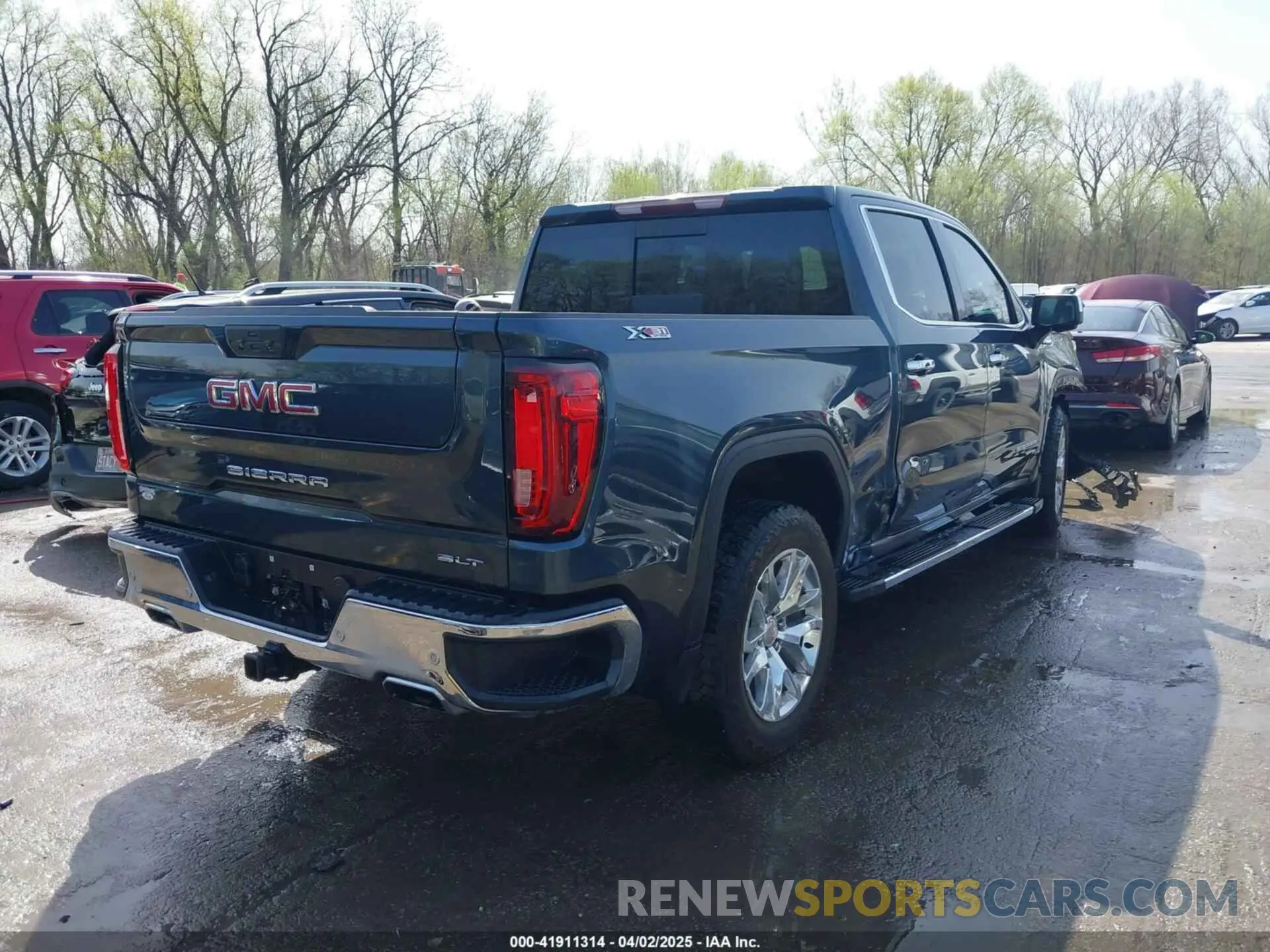 4 fotografías del automóvil dañado 3GTU9DED6LG283336 GMC SIERRA 1500 2020