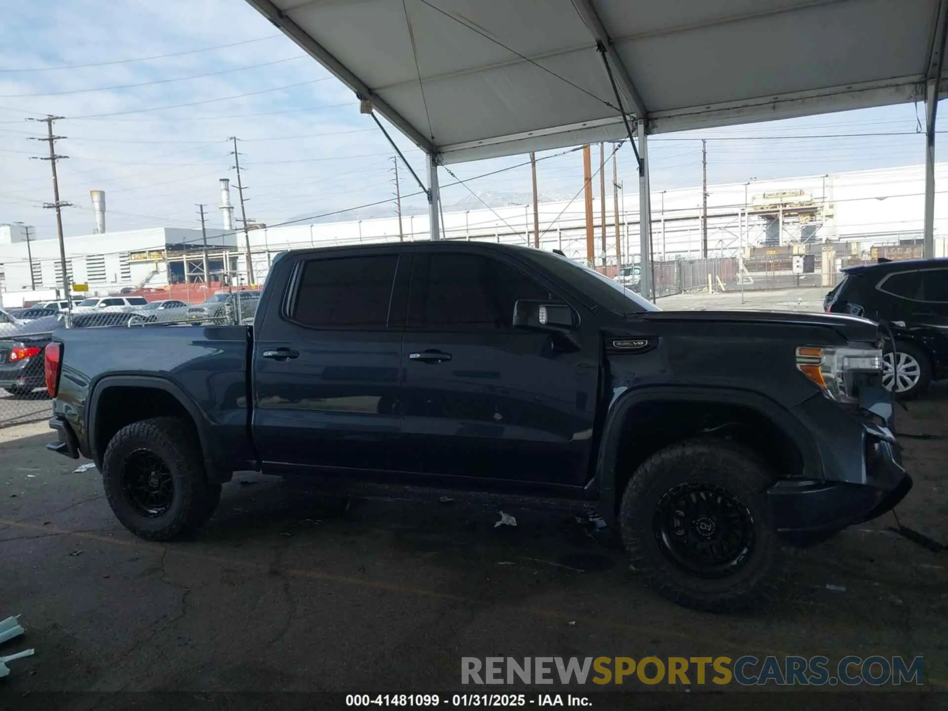 14 fotografías del automóvil dañado 1GTP8CED1MZ265581 GMC SIERRA 1500 2021